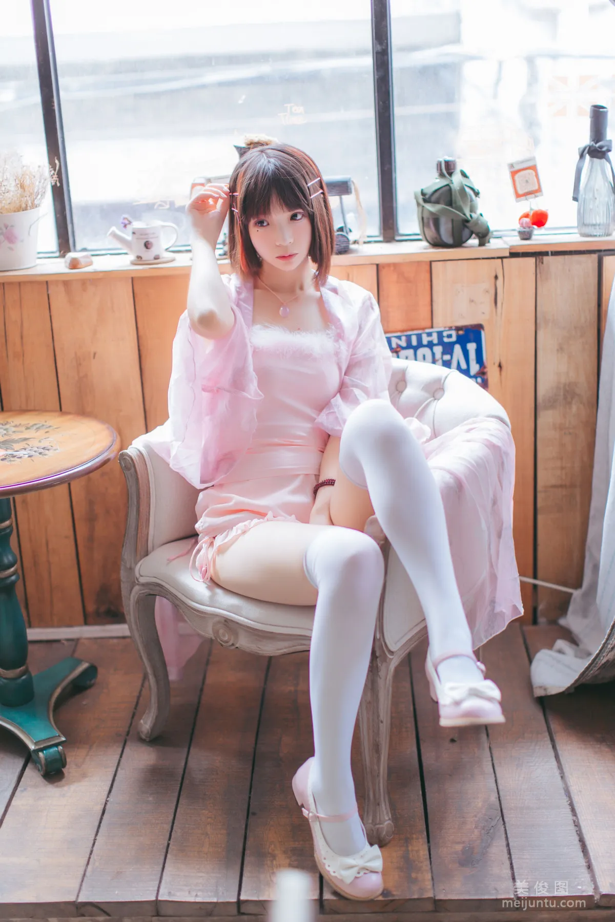 [美女Coser] 疯猫ss 《粉红日常》 写真集6