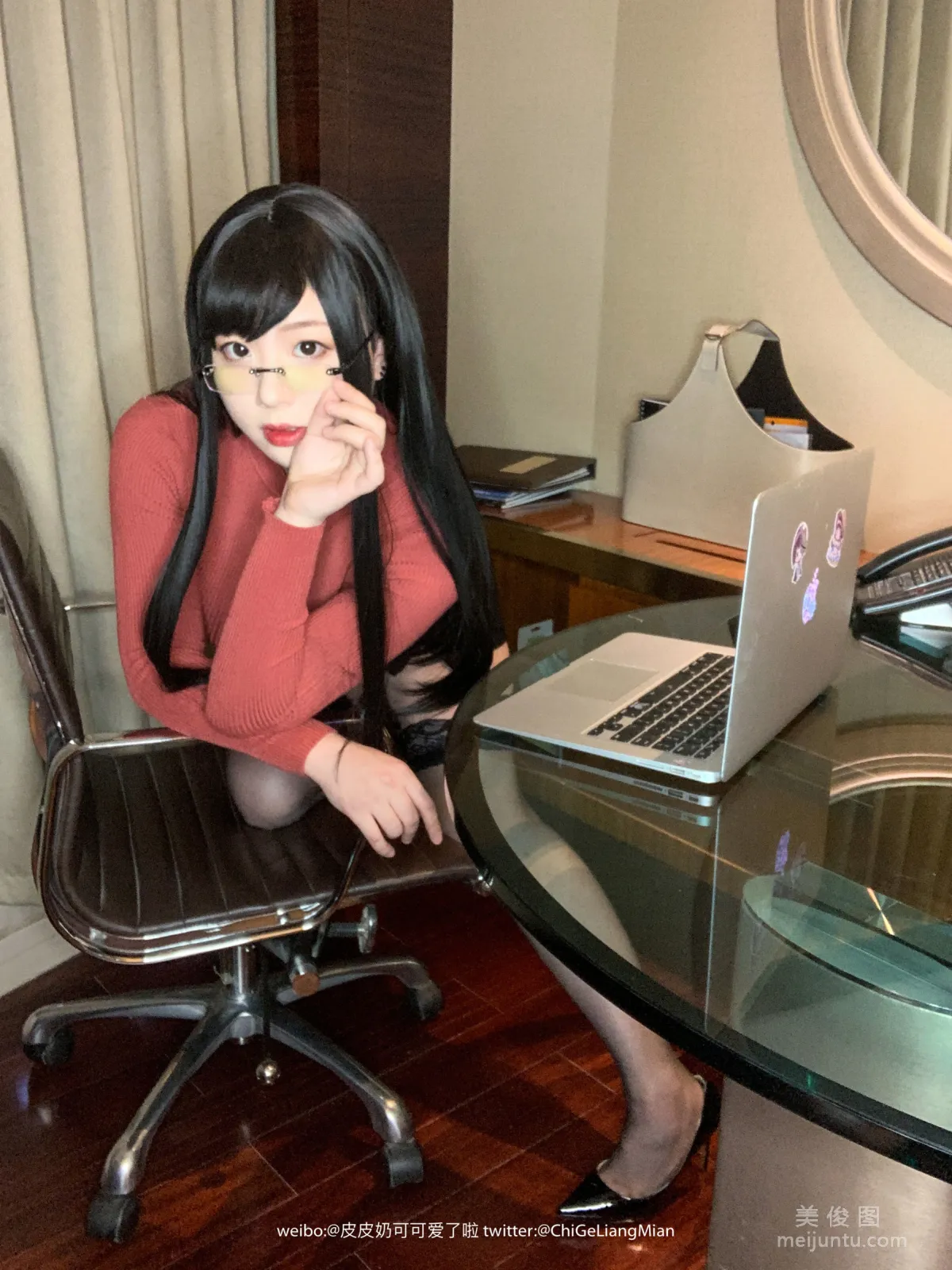 Coser Pipi Naike Keai Lela Red OL Photo Set photo 15