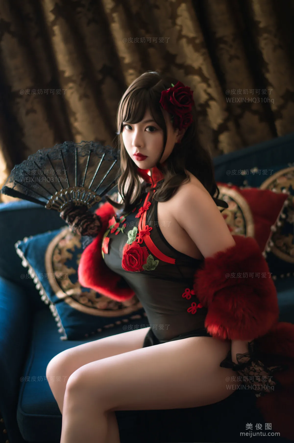 [美女Coser] 皮皮奶可可爱了啦 《玫瑰》 写真集6