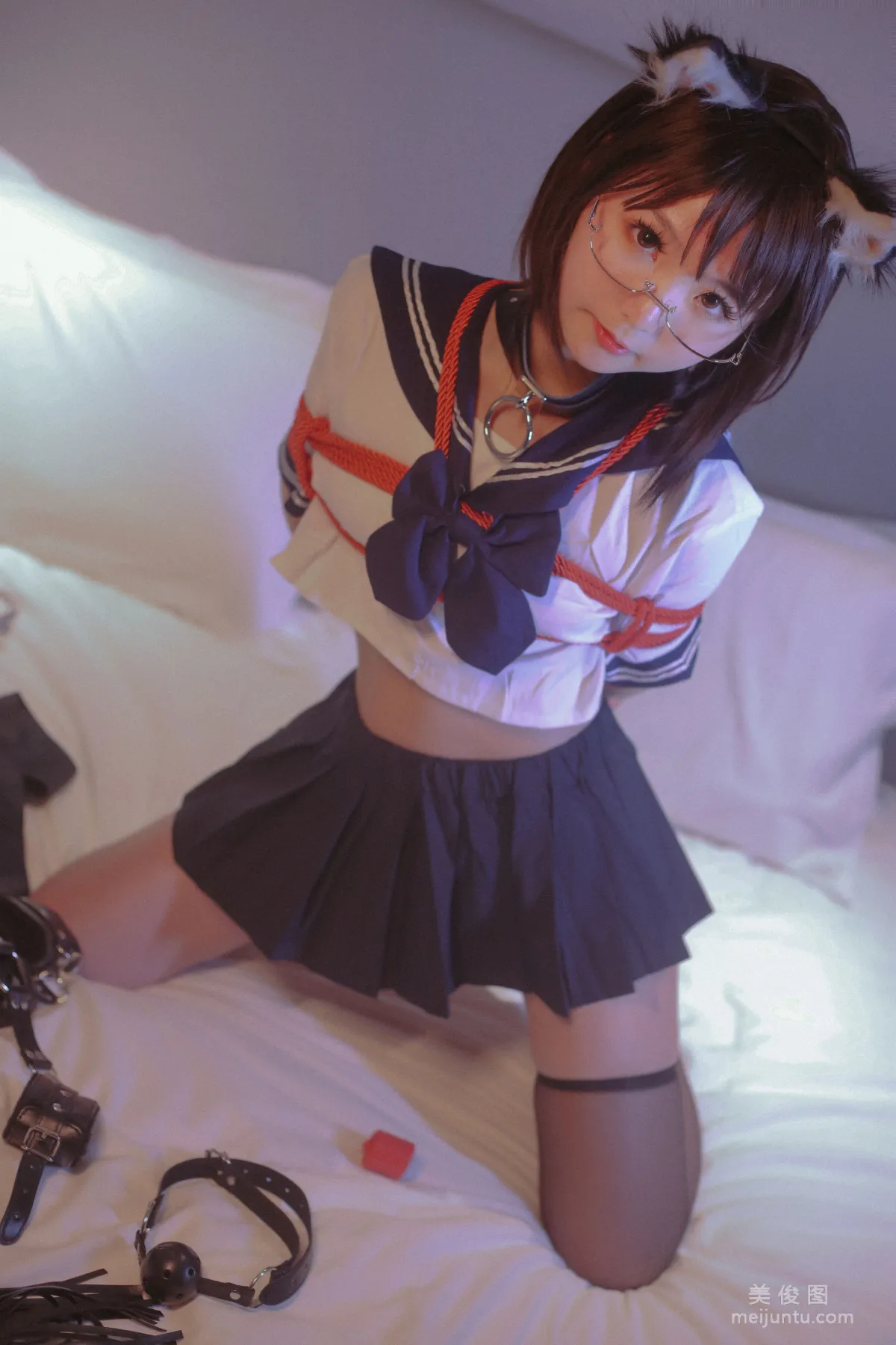 [美女Coser] 是青水 《猫耳调教》 写真集7