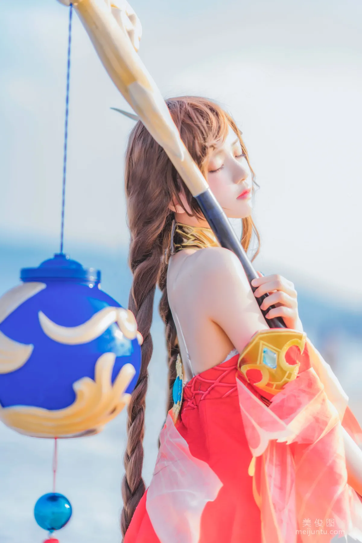 [美女Coser] 桜桃喵 《王者榮耀 大喬》 寫真集 15