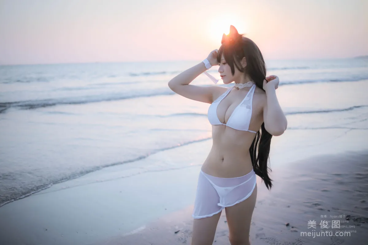 [Web Idols] Nyako Miaozi, Atago Swimsuit, Photo Set photo 2