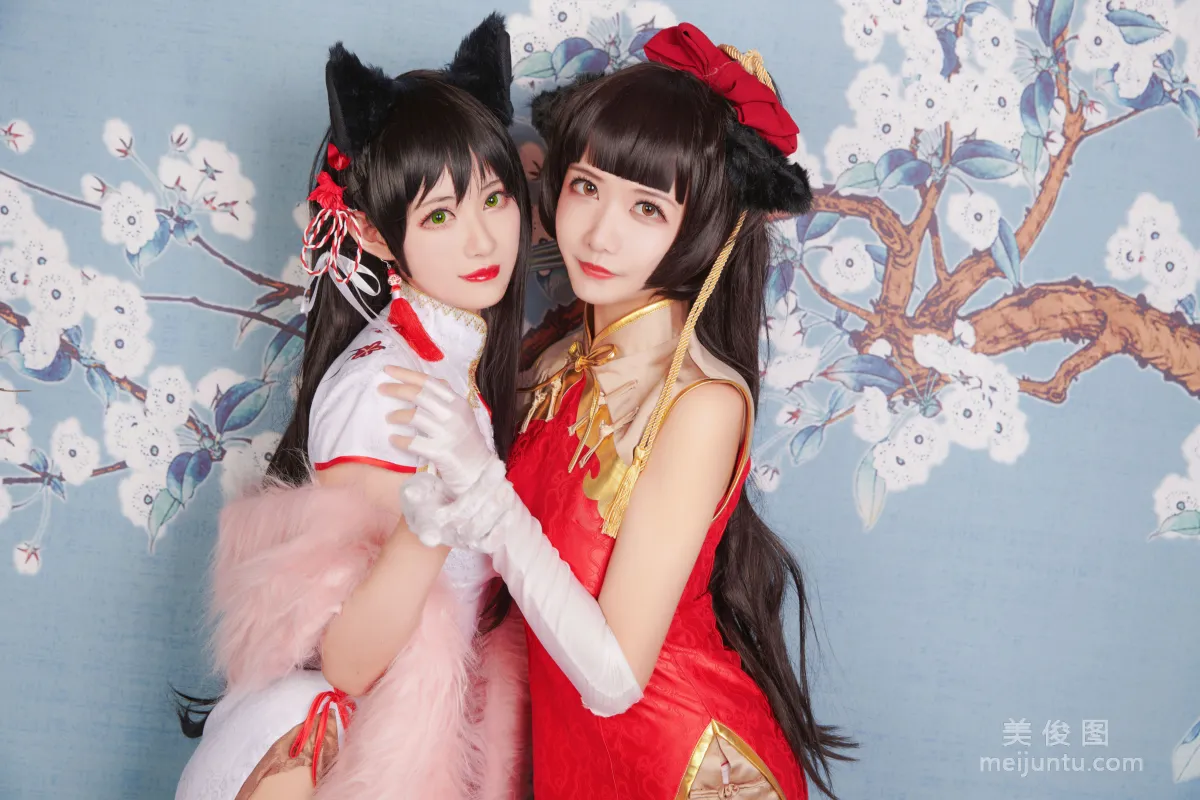 源紗希喵喵喵&amp;Meiyi_燭墨 《犬獒旗袍》 寫真集 9