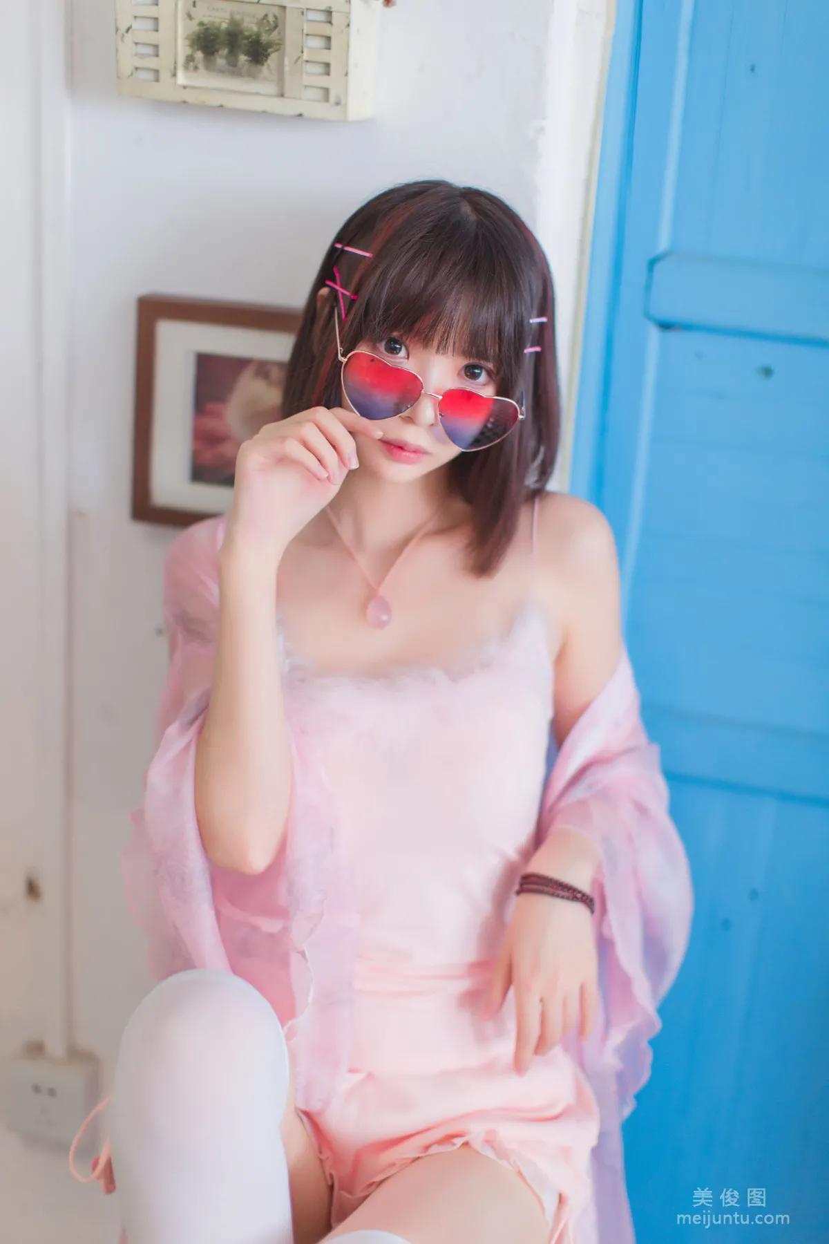 [美女Coser] 疯猫ss 《粉红日常》 写真集3