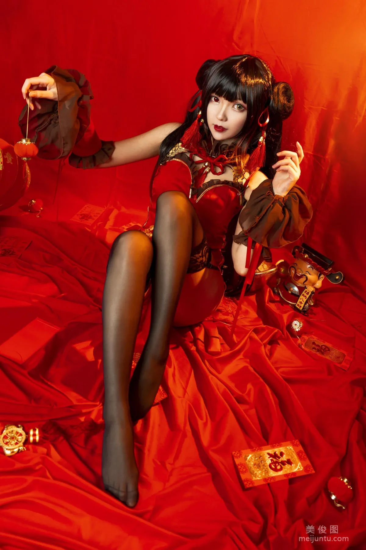 Coser模特妍子坚不可摧 《狂三新年》 写真集8