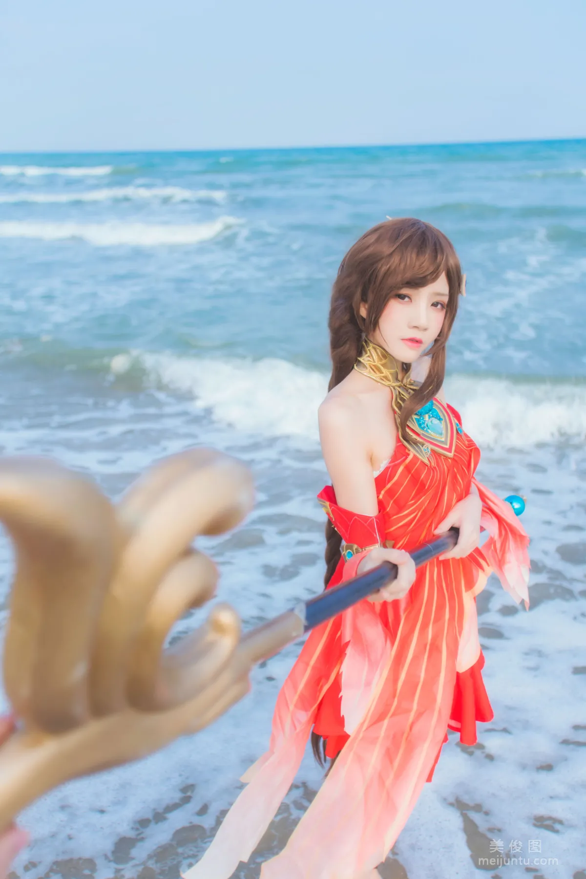 [美女Coser] 桜桃喵 《王者榮耀 大喬》 寫真集 2