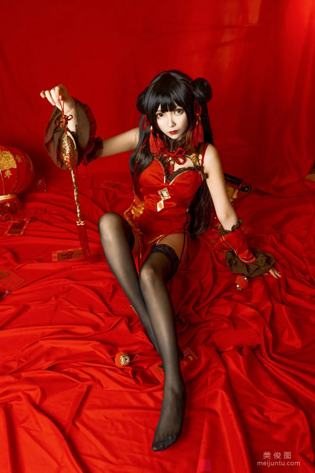 Coser Model Yanzi Jianbu Kecui 'Kurumi New Year' Photo Set photo 3