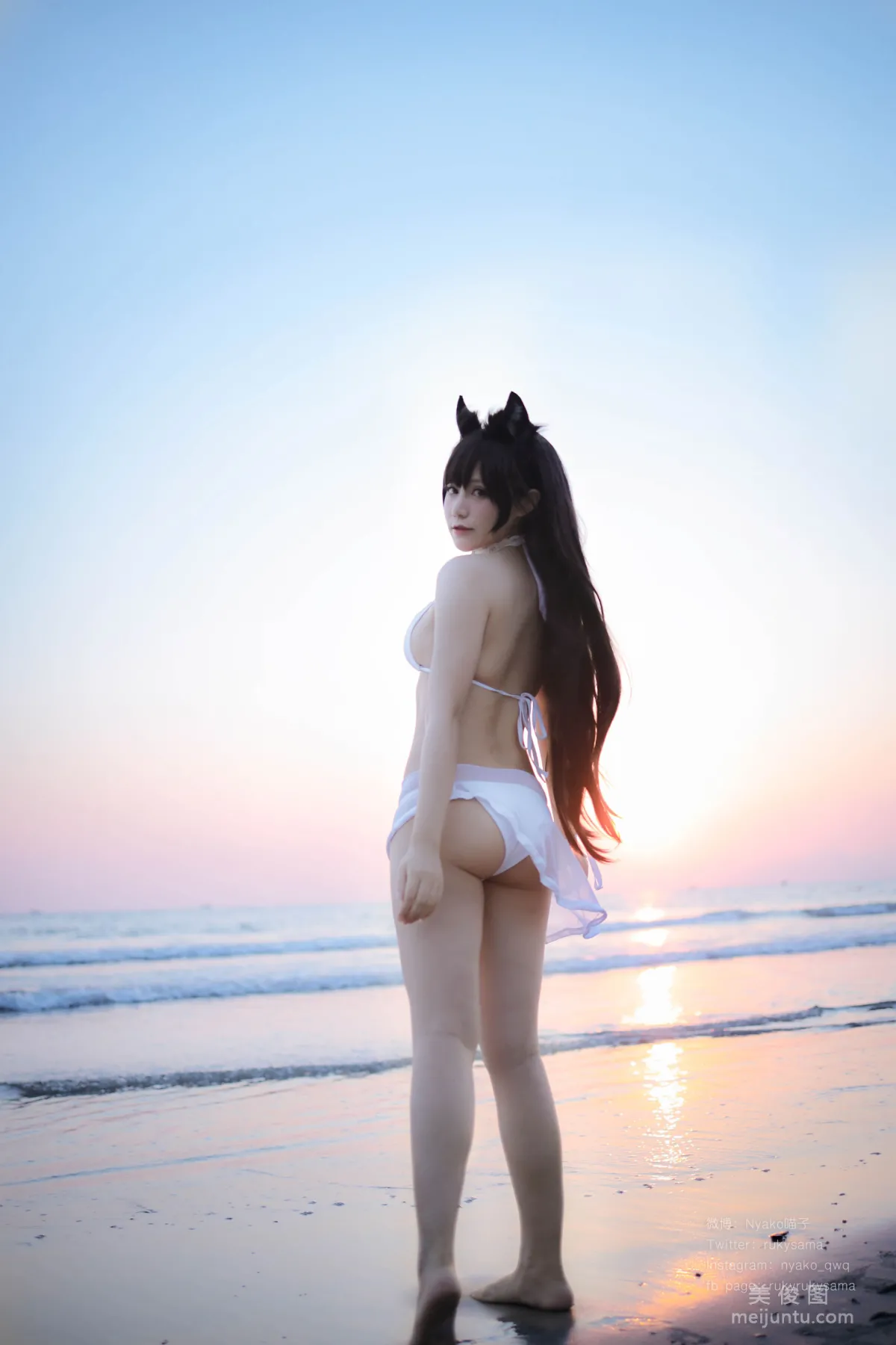 [Web Idols] Nyako Miaozi, Atago Swimsuit, Photo Set photo 10