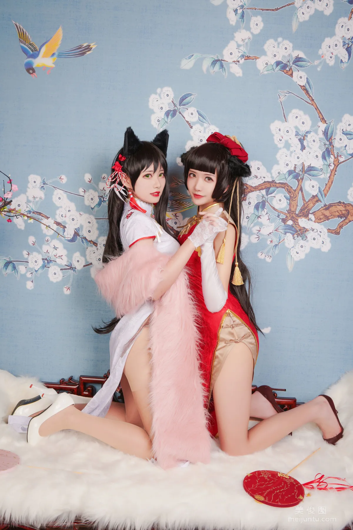 源纱希喵喵喵&Meiyi_烛墨 《犬獒旗袍》 写真集10
