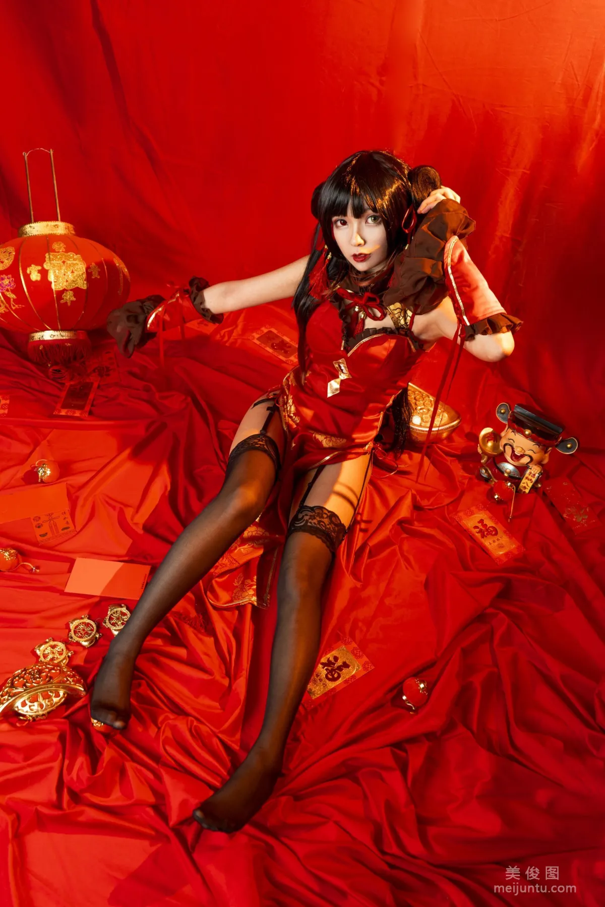 Coser Model Yanzi Jianbu Kecui 'Kurumi New Year' Photo Set photo 12
