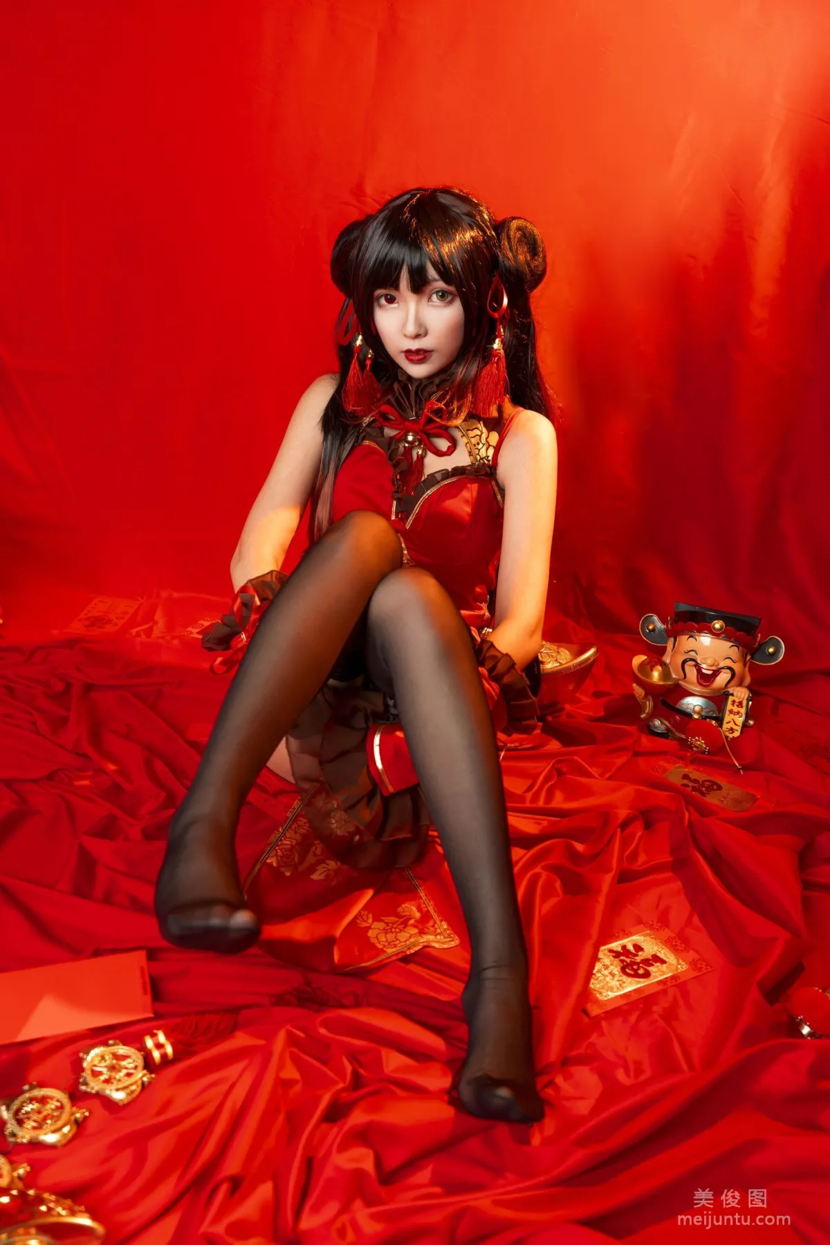 Coser Model Yanzi Jianbu Kecui 'Kurumi New Year' Photo Set photo 11