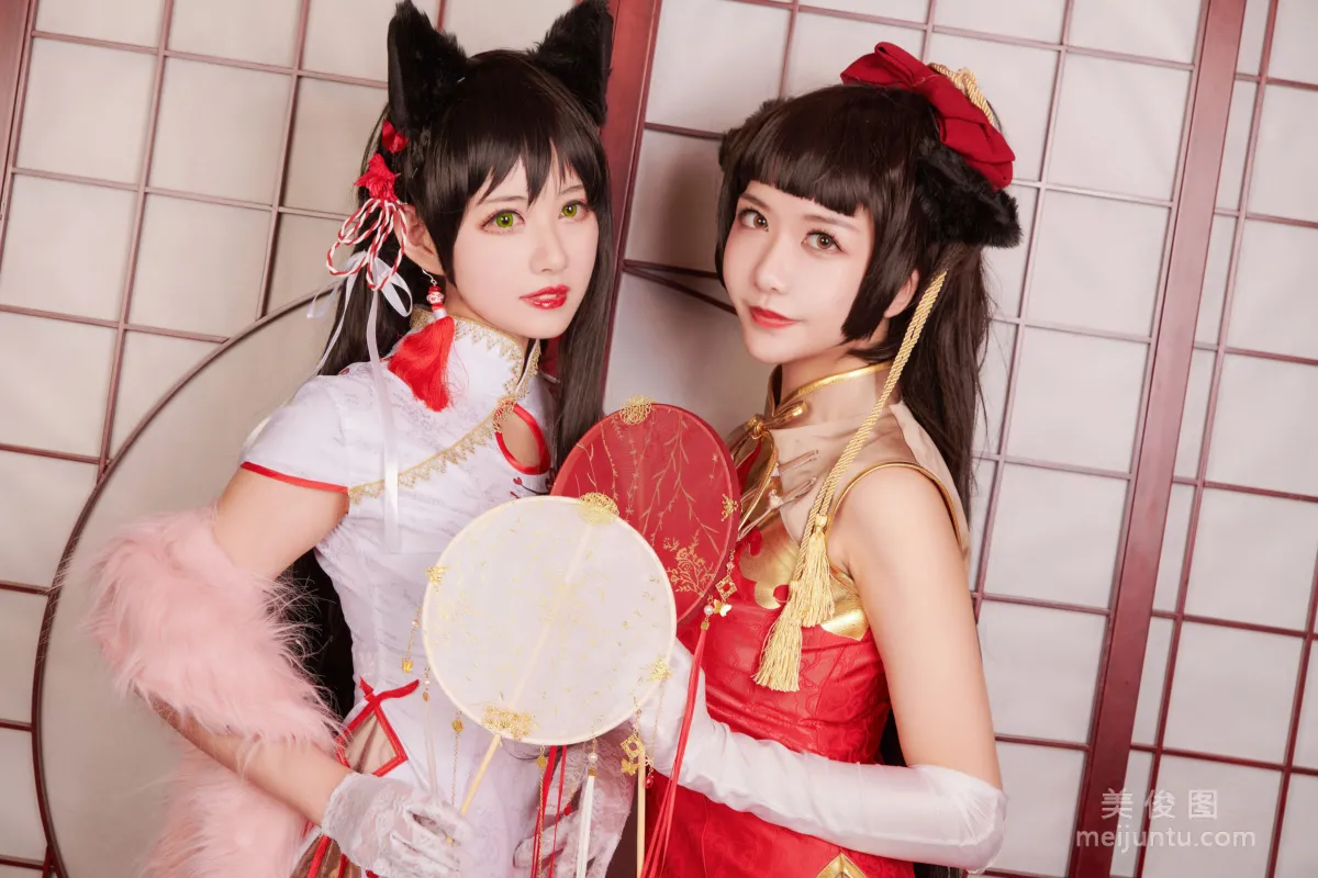 源纱希喵喵喵&Meiyi_烛墨 《犬獒旗袍》 写真集1