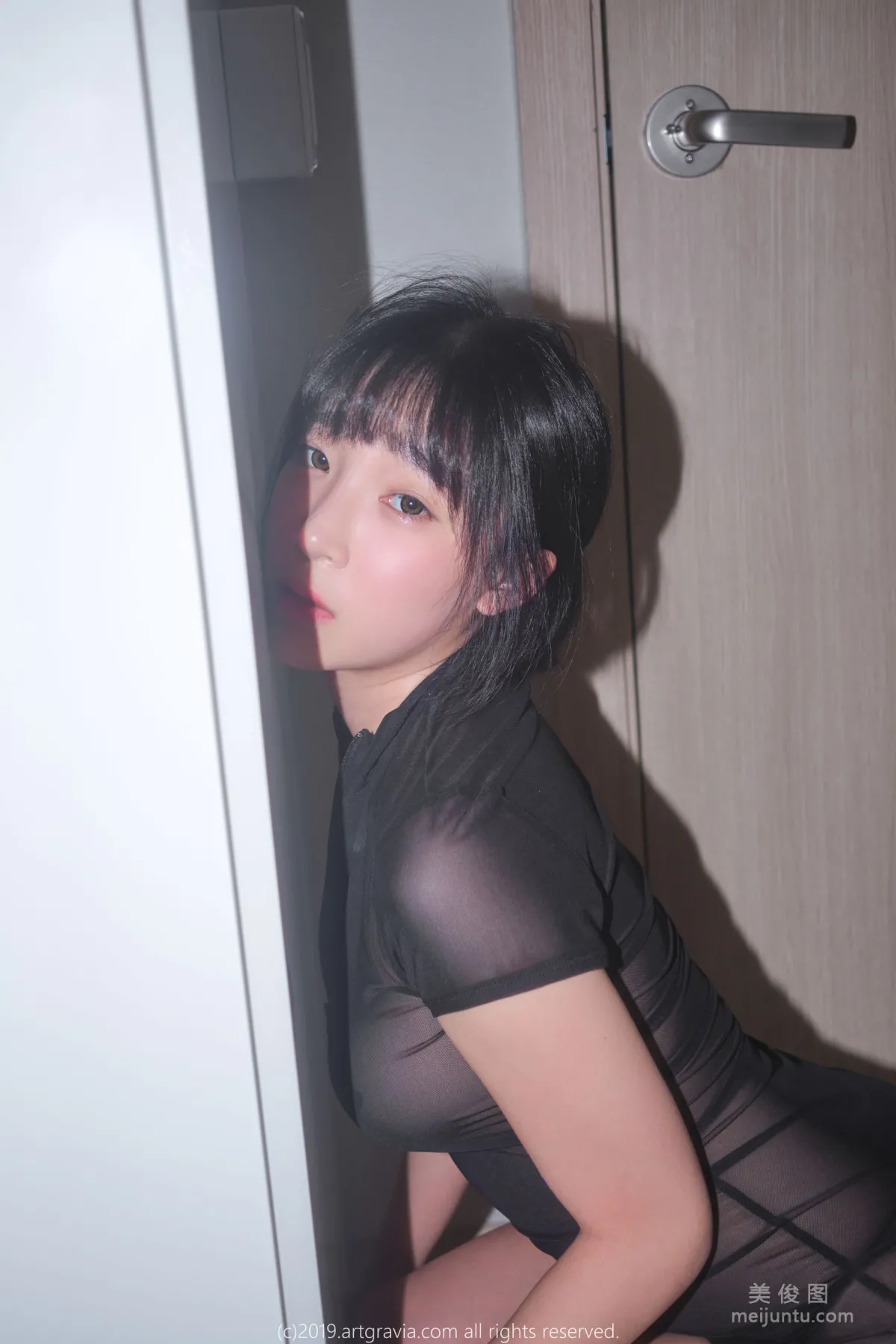 [ARTGRAVIA] VOL.101 巨乳少女姜仁卿 - SM调教+情趣透视装31