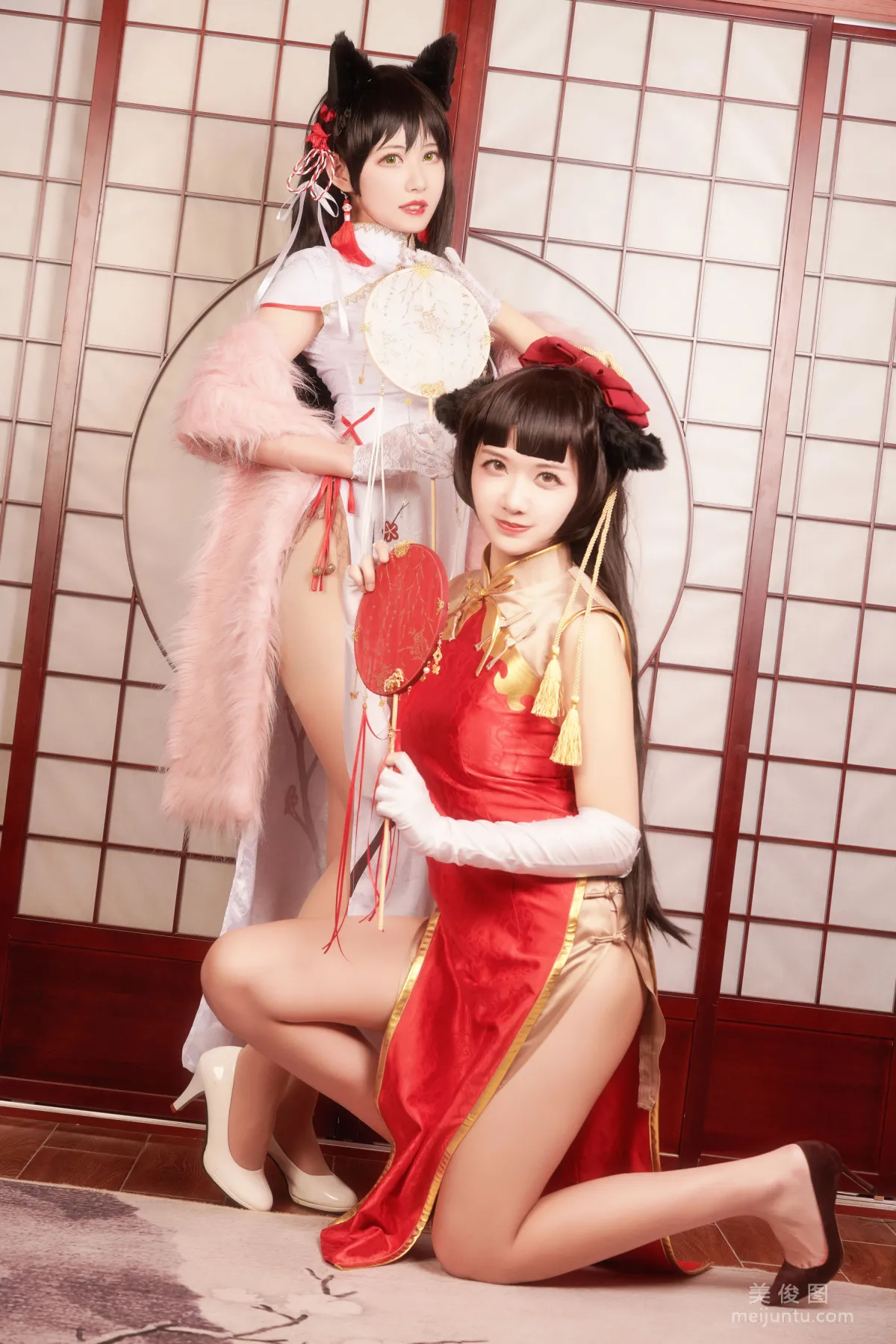 源紗希喵喵喵&amp;Meiyi_燭墨 《犬獒旗袍》 寫真集 8