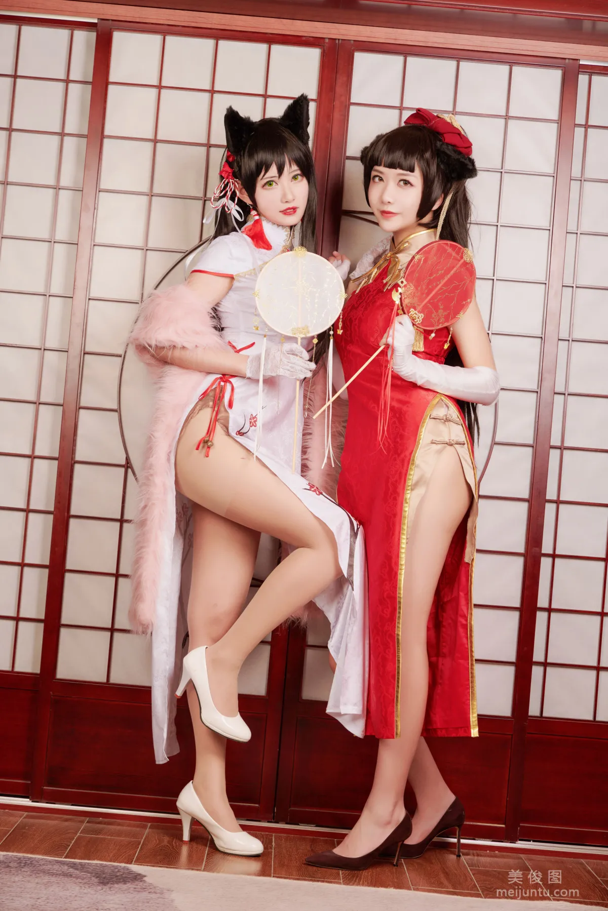 源紗希喵喵喵&amp;Meiyi_燭墨 《犬獒旗袍》 寫真集 3