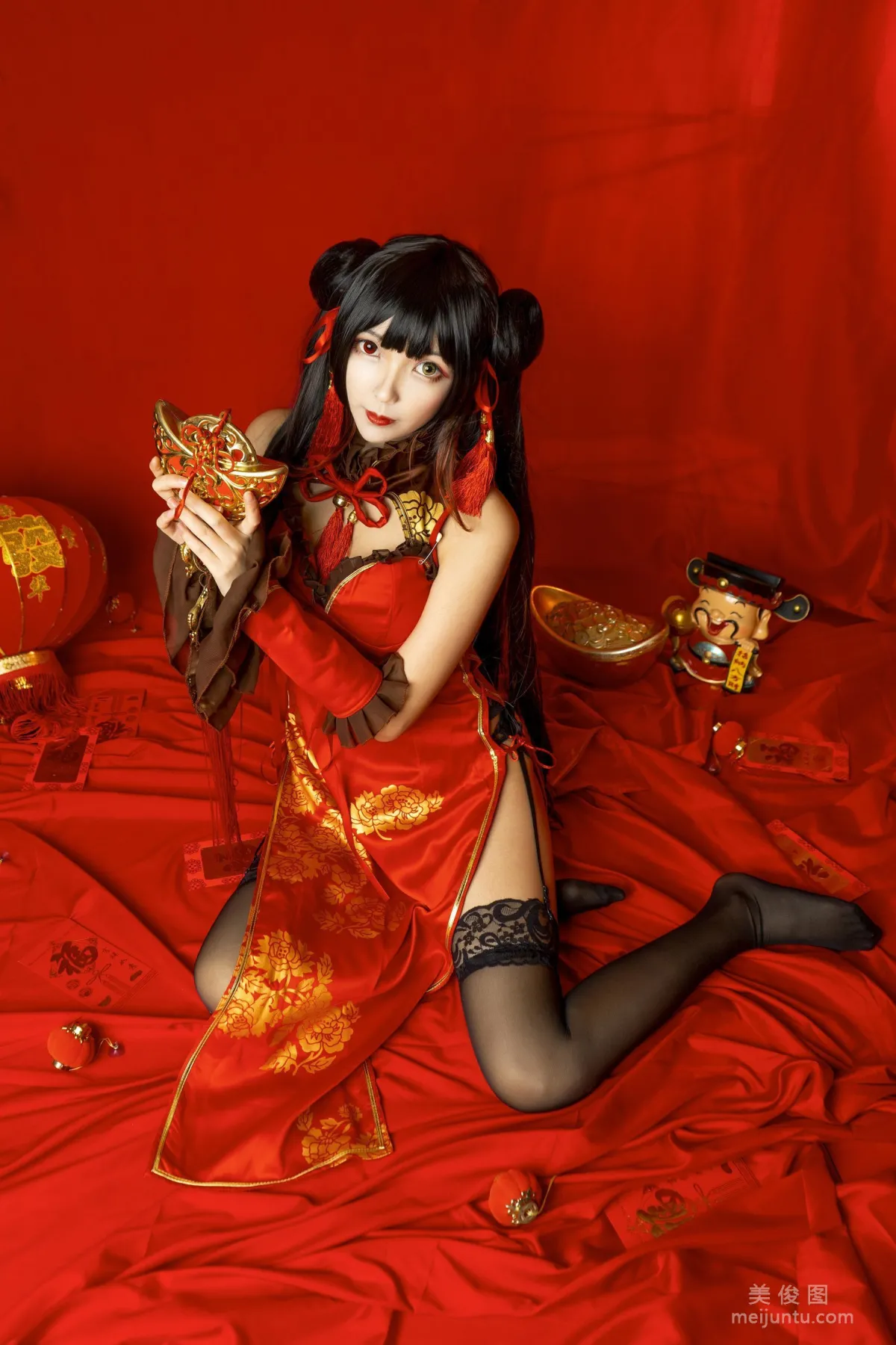 Coser Model Yanzi Jianbu Kecui 'Kurumi New Year' Photo Set photo 4