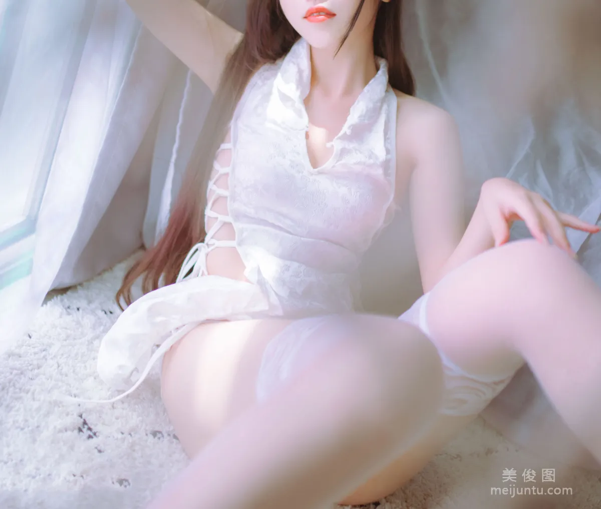 抖娘-利世×不呆貓 《黑白旗袍雙子》 寫真集 20