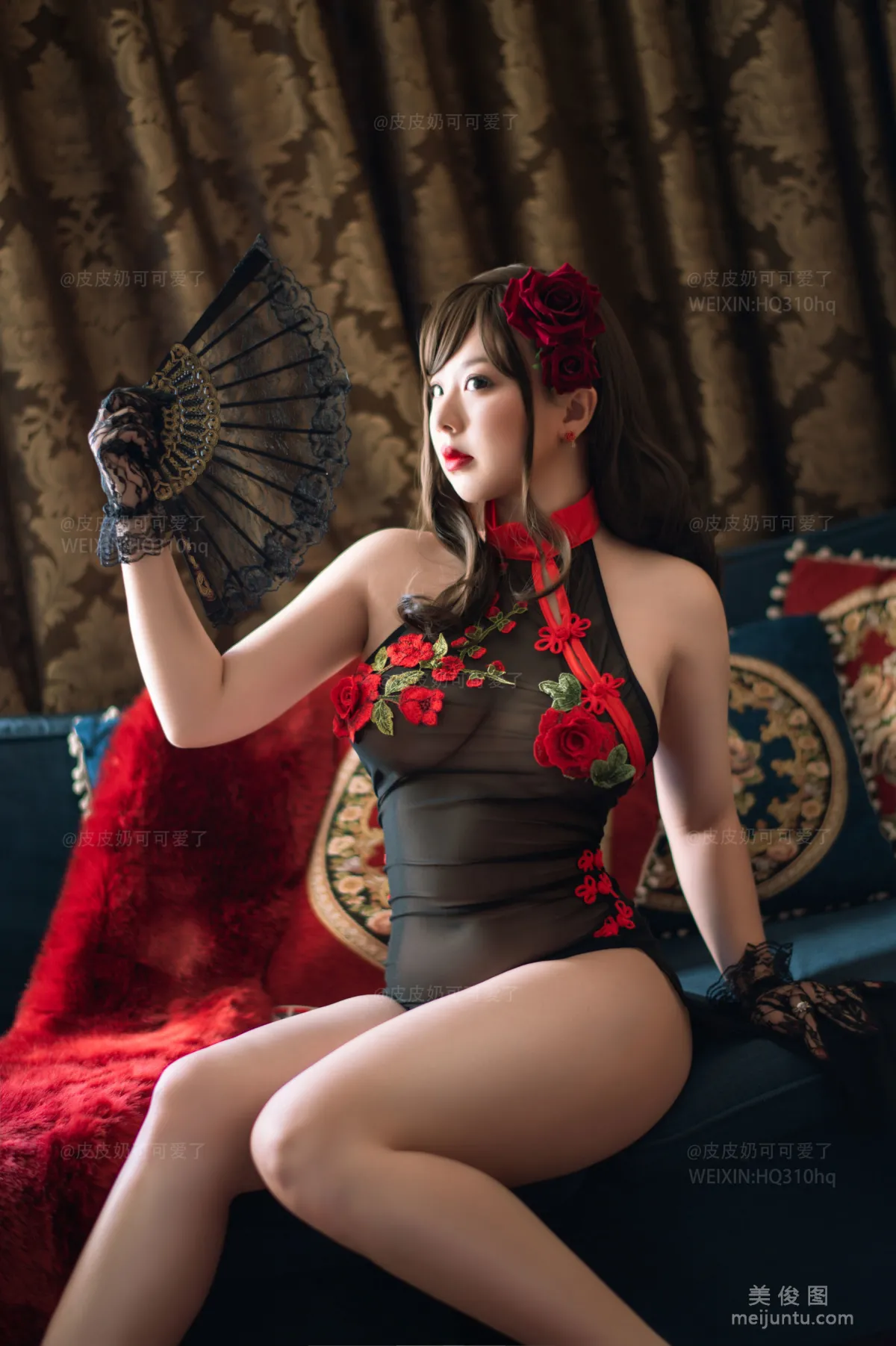 [美女Coser] 皮皮奶可可爱了啦 《玫瑰》 写真集25