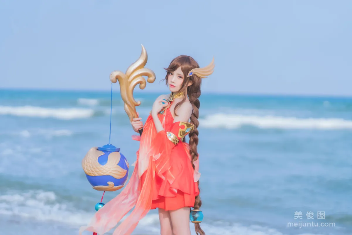 [美女Coser] 桜桃喵 《王者荣耀 大乔》 写真集25