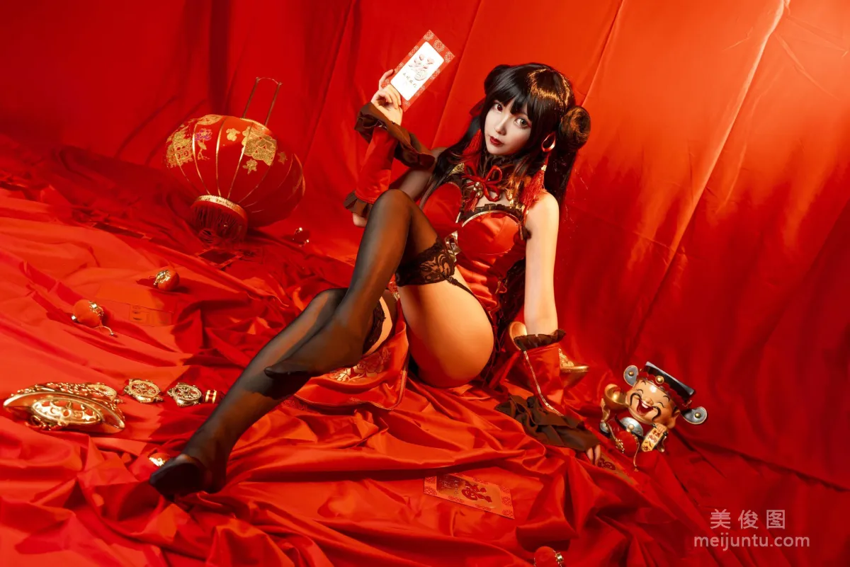Coser Model Yanzi Jianbu Kecui 'Kurumi New Year' Photo Set photo 10