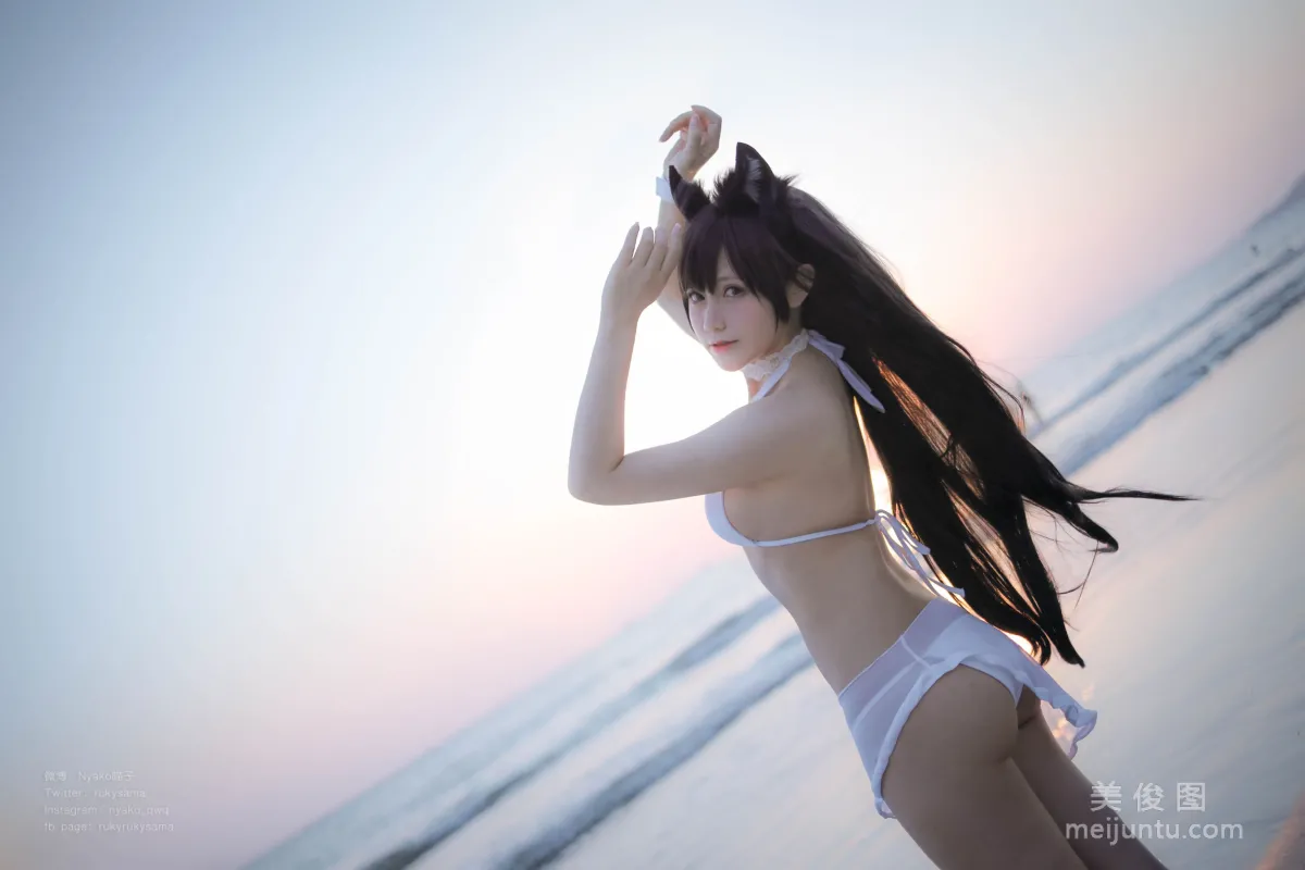 [Web Idols] Nyako Miaozi, Atago Swimsuit, Photo Set photo 6
