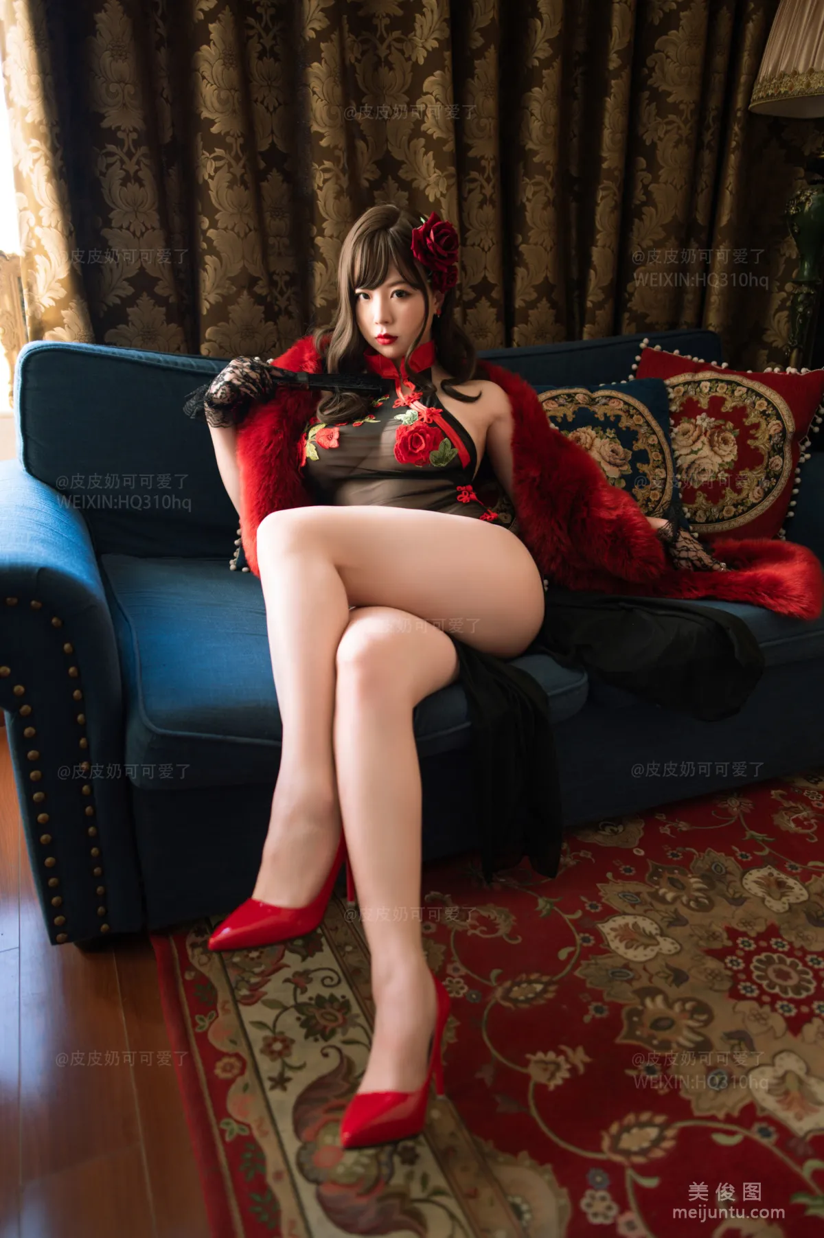 [美女Coser] 皮皮奶可可愛了啦 《玫瑰》 寫真集 9