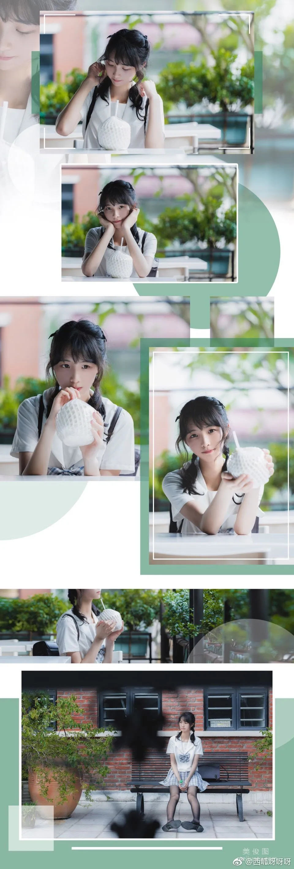 [Web Idols Coser] Xi Gua Uniform Photo Set photo 15