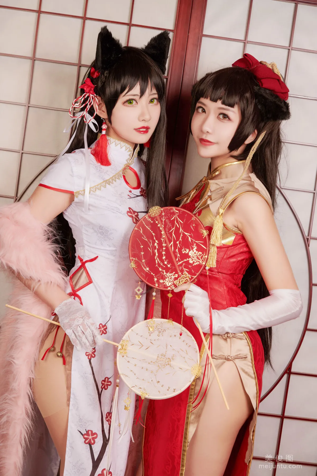 源紗希喵喵喵&amp;Meiyi_燭墨 《犬獒旗袍》 寫真集 2