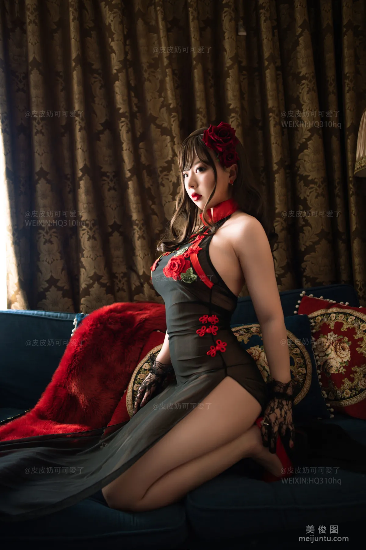 [美女Coser] 皮皮奶可可爱了啦 《玫瑰》 写真集20