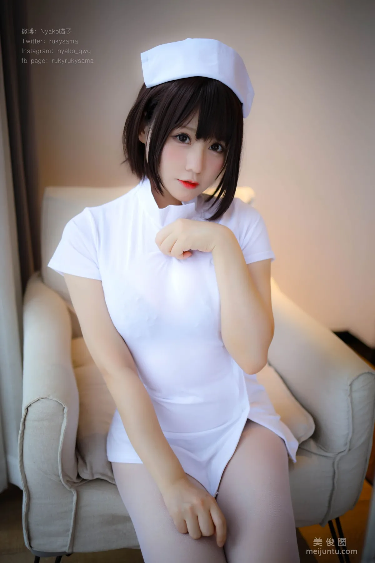 Nyako喵子 《白丝护士服》 写真集6