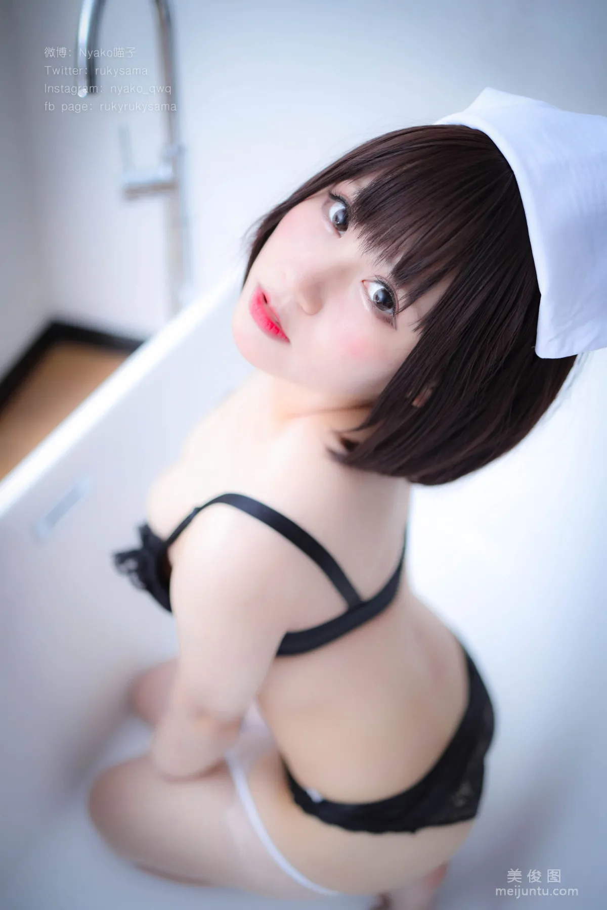 Nyako喵子 《白絲護士服》 寫真集 72