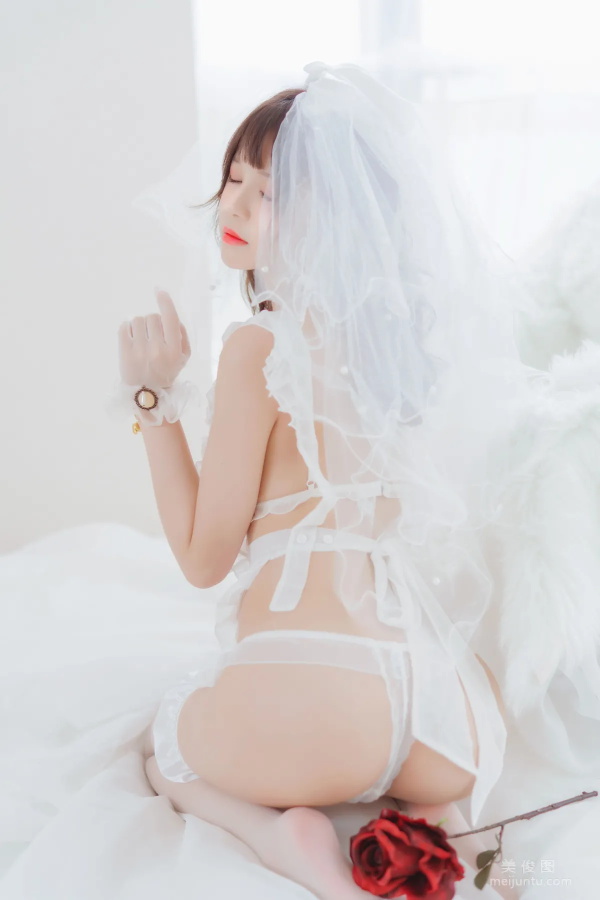 Coser桜桃喵 《轻纱02》 写真集9