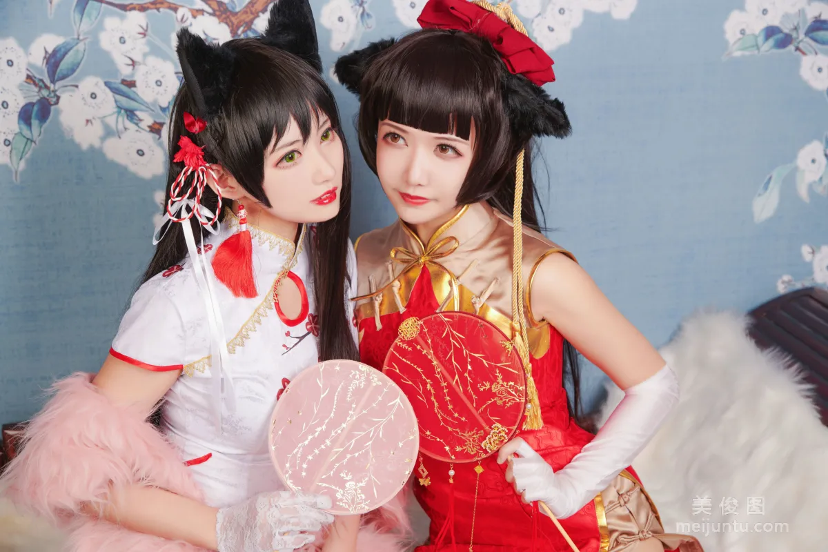 源紗希喵喵喵&amp;Meiyi_燭墨 《犬獒旗袍》 寫真集 7