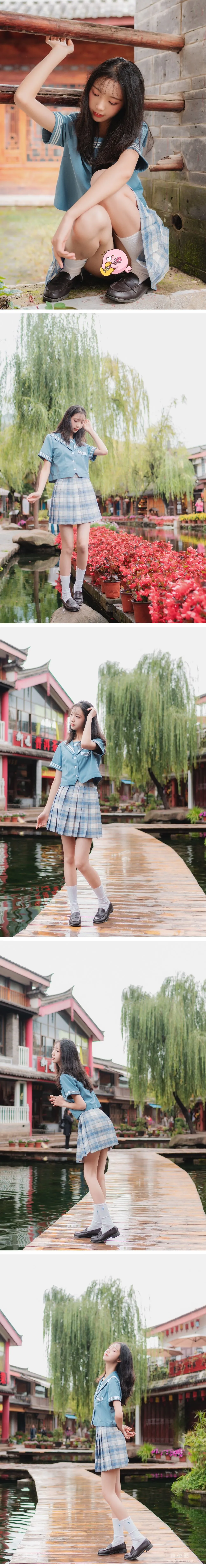 [網紅Coser] 西瓜 《麗江寫真JK戶外》 寫真集 43
