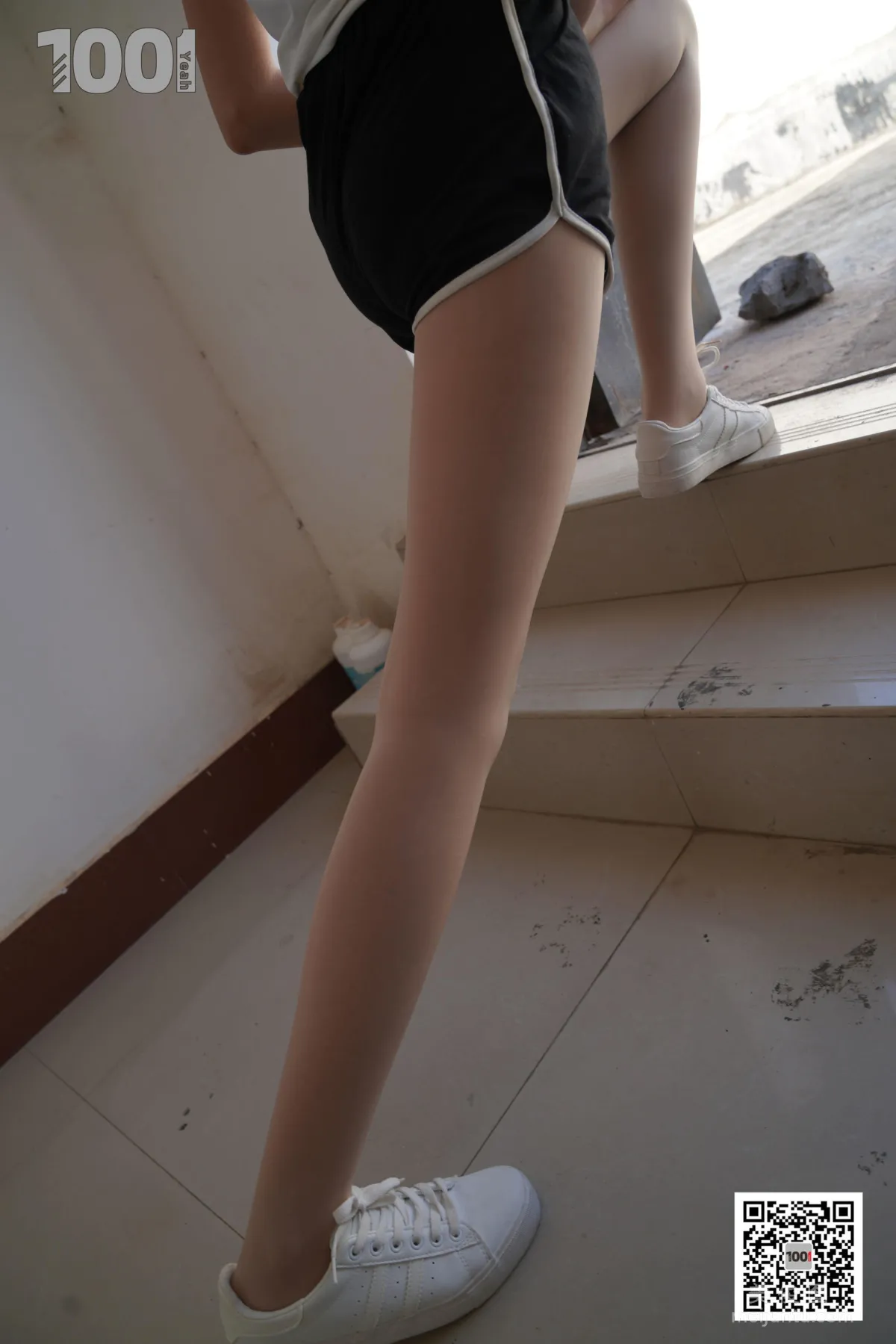 [One Thousand and One Nights] Model Xi Gua, Embracing the Sunlight 4, Nude Stockings Beautiful Legs Photo Set photo 39