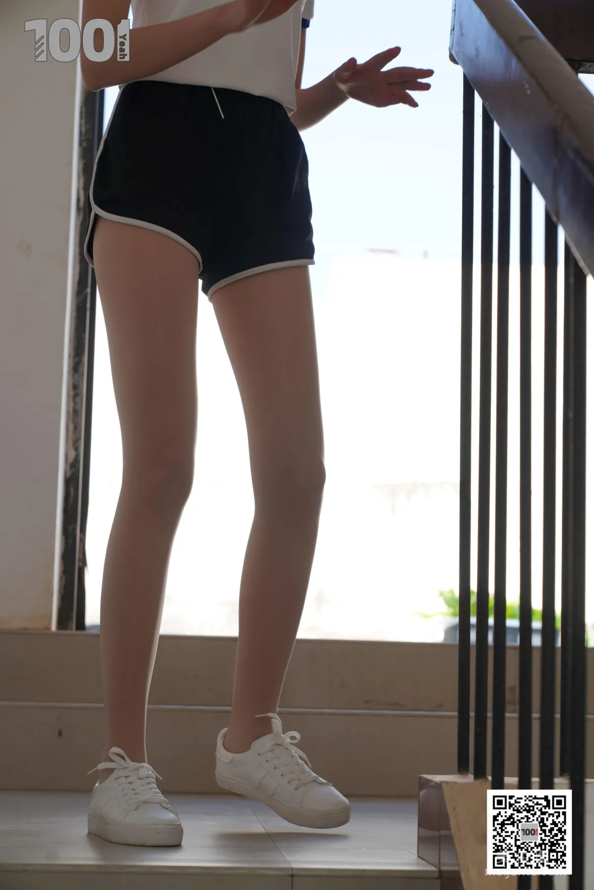 [One Thousand and One Nights] Model Xi Gua, Embracing the Sunlight 4, Nude Stockings Beautiful Legs Photo Set photo 27