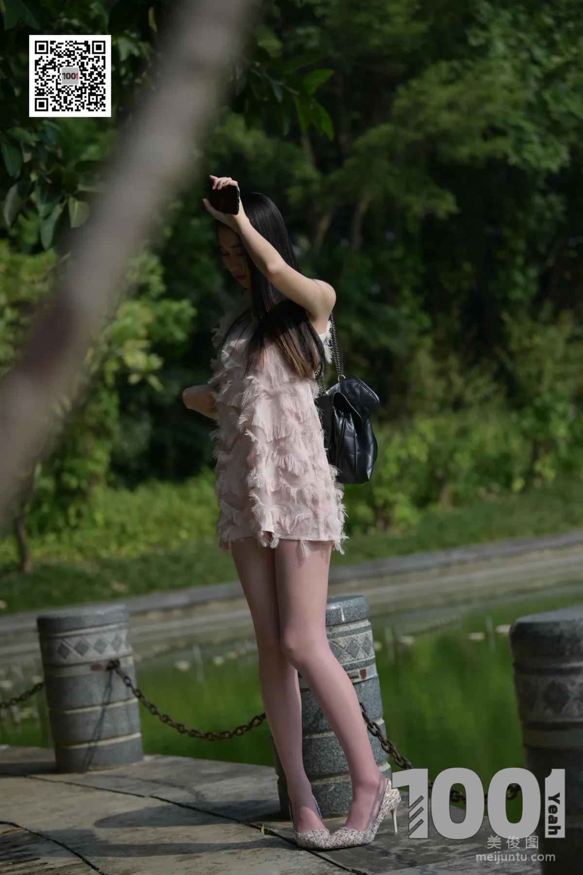 [One Thousand and One Nights] Model Tui Tui 'Encounter 1' Sheer Stockings and High Heels Photo Set photo 54
