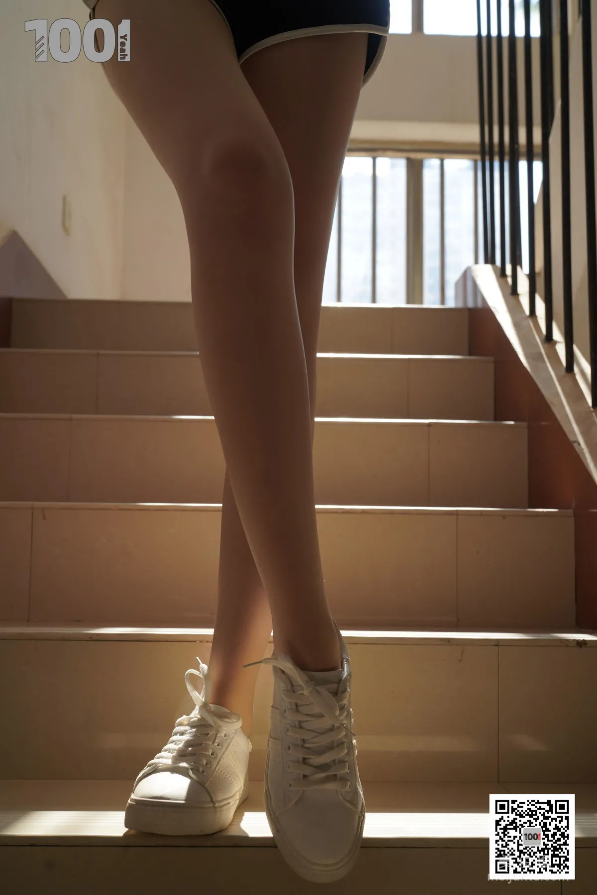 [One Thousand and One Nights] Model: Xi Gua, Embracing the Sunlight 1, Flesh-Colored Stockings and Beautiful Legs Photo Set photo 52