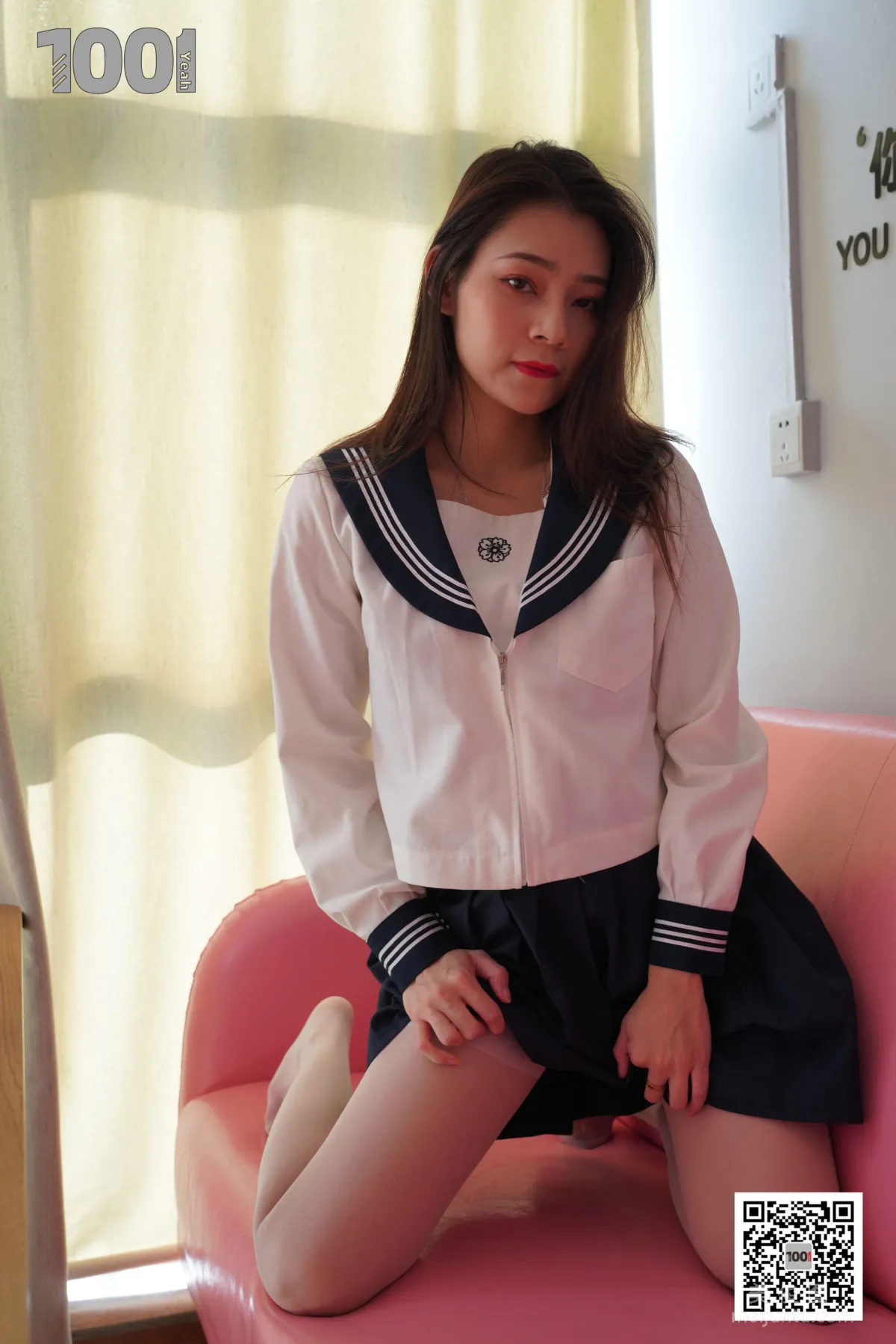 [IESS一千零一夜] 模特真真《逃課的JK少女1》 寫真集 52