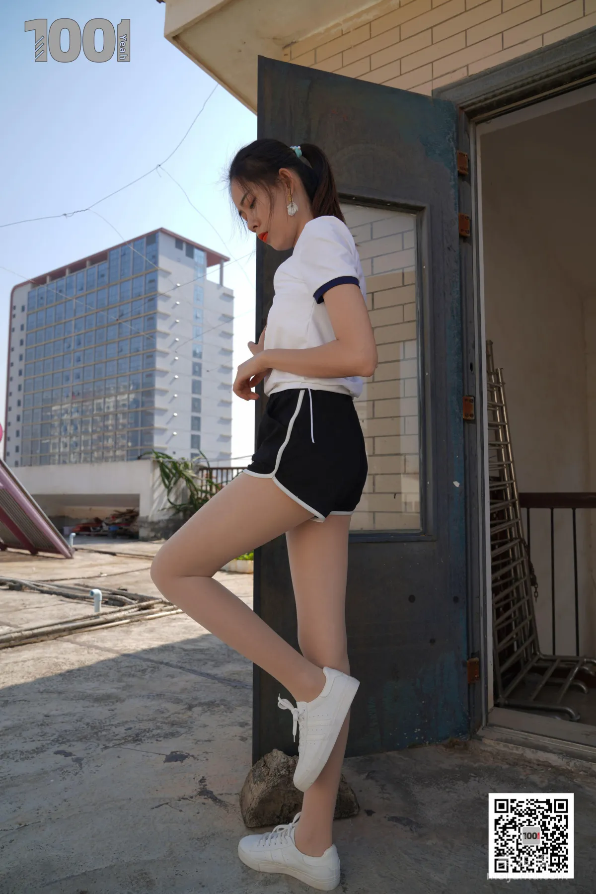 [One Thousand and One Nights] Model Xi Gua, Embracing the Sunlight 3, Sheer Stockings and Beautiful Feet Photo Set photo 28