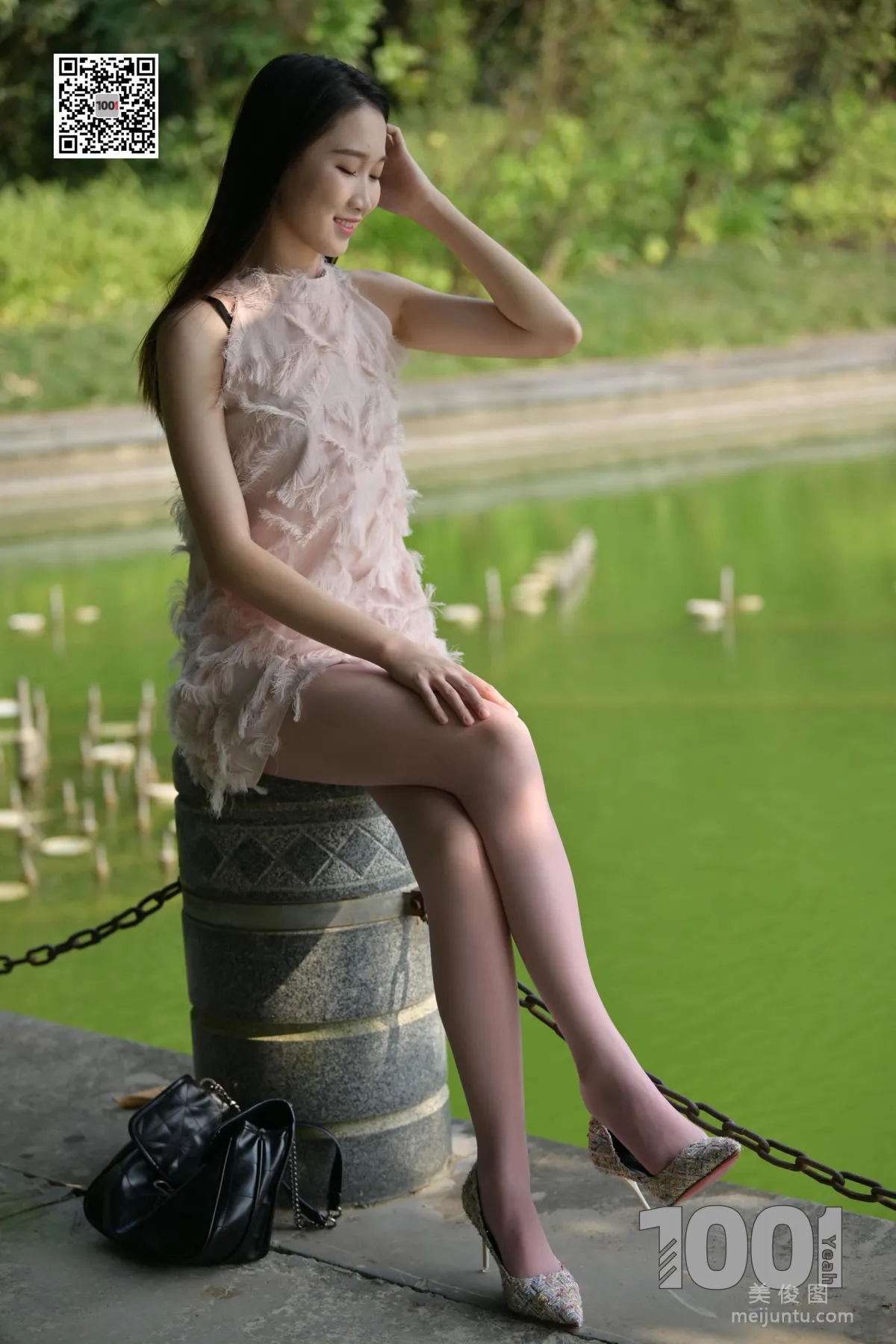 [One Thousand and One Nights] Model: Tui Tui, Encounter 2 Street Snap Beautiful Legs Photo Set photo 15