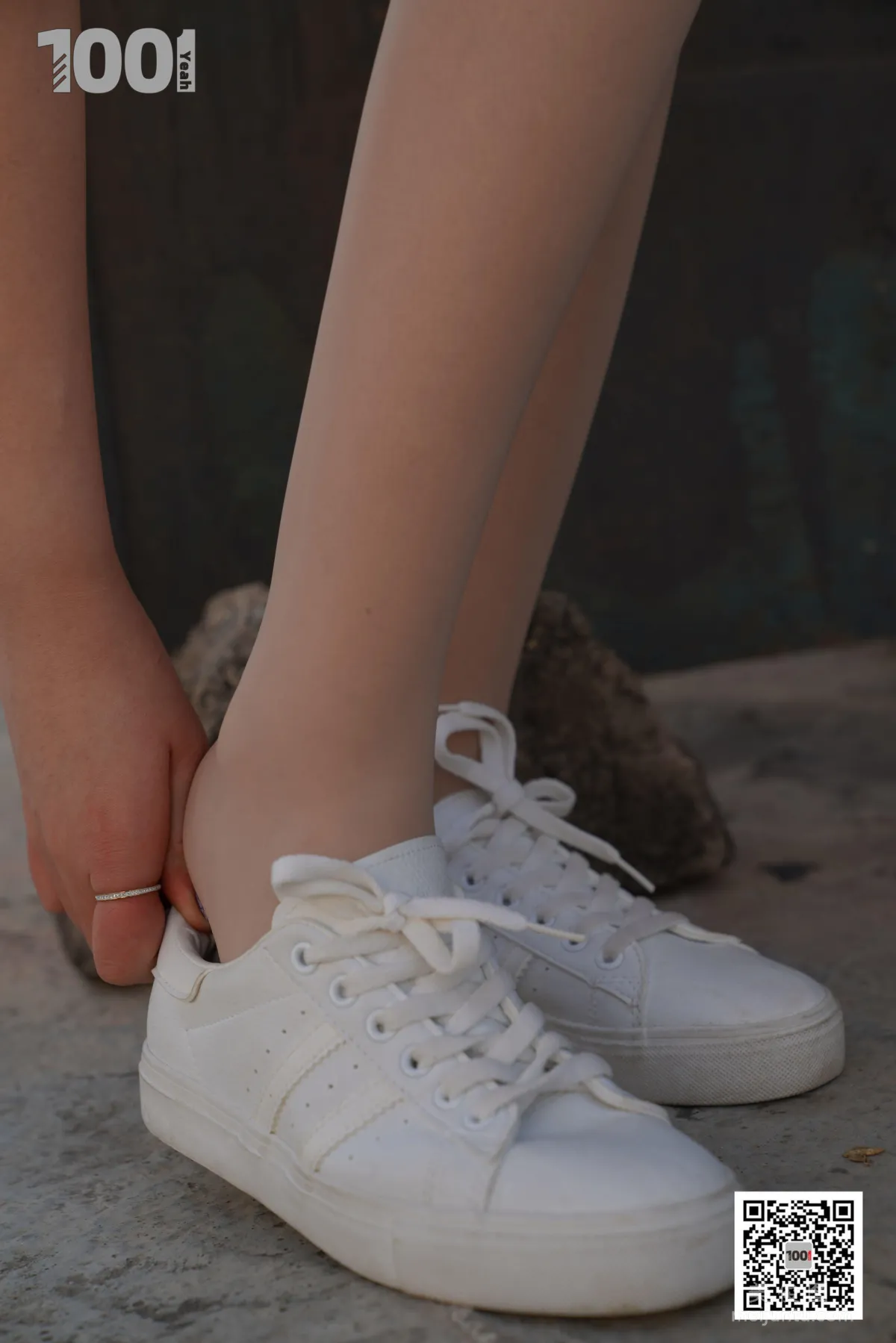 [One Thousand and One Nights] Model Xi Gua, Embracing the Sunlight 3, Sheer Stockings and Beautiful Feet Photo Set photo 68