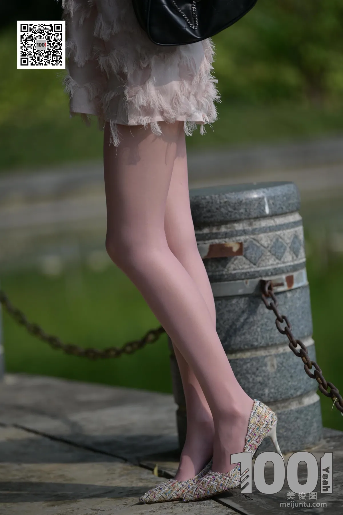 [One Thousand and One Nights] Model Tui Tui 'Encounter 1' Sheer Stockings and High Heels Photo Set photo 60