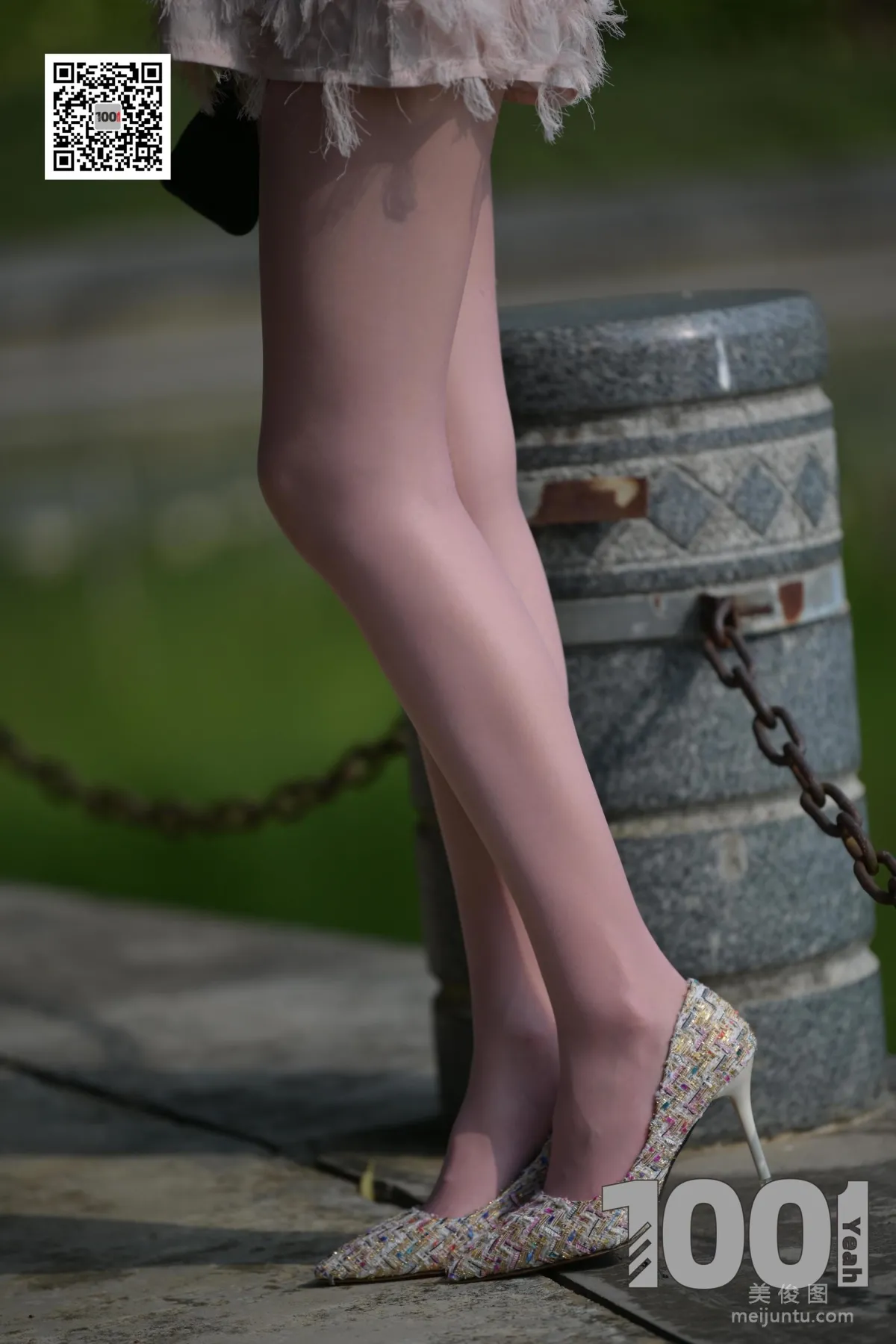 [One Thousand and One Nights] Model Tui Tui 'Encounter 1' Sheer Stockings and High Heels Photo Set photo 62