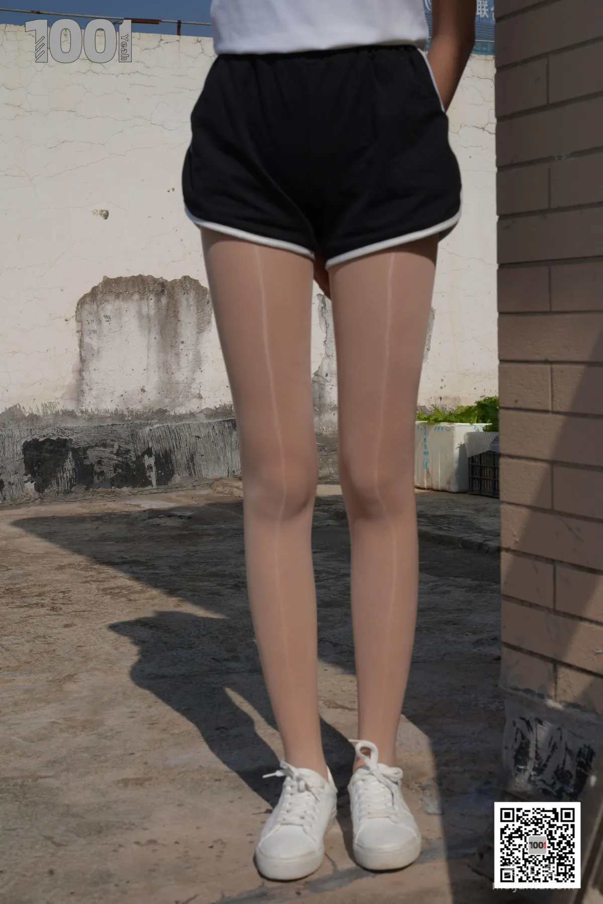 [One Thousand and One Nights] Model Xi Gua, Embracing the Sunlight 4, Nude Stockings Beautiful Legs Photo Set photo 86