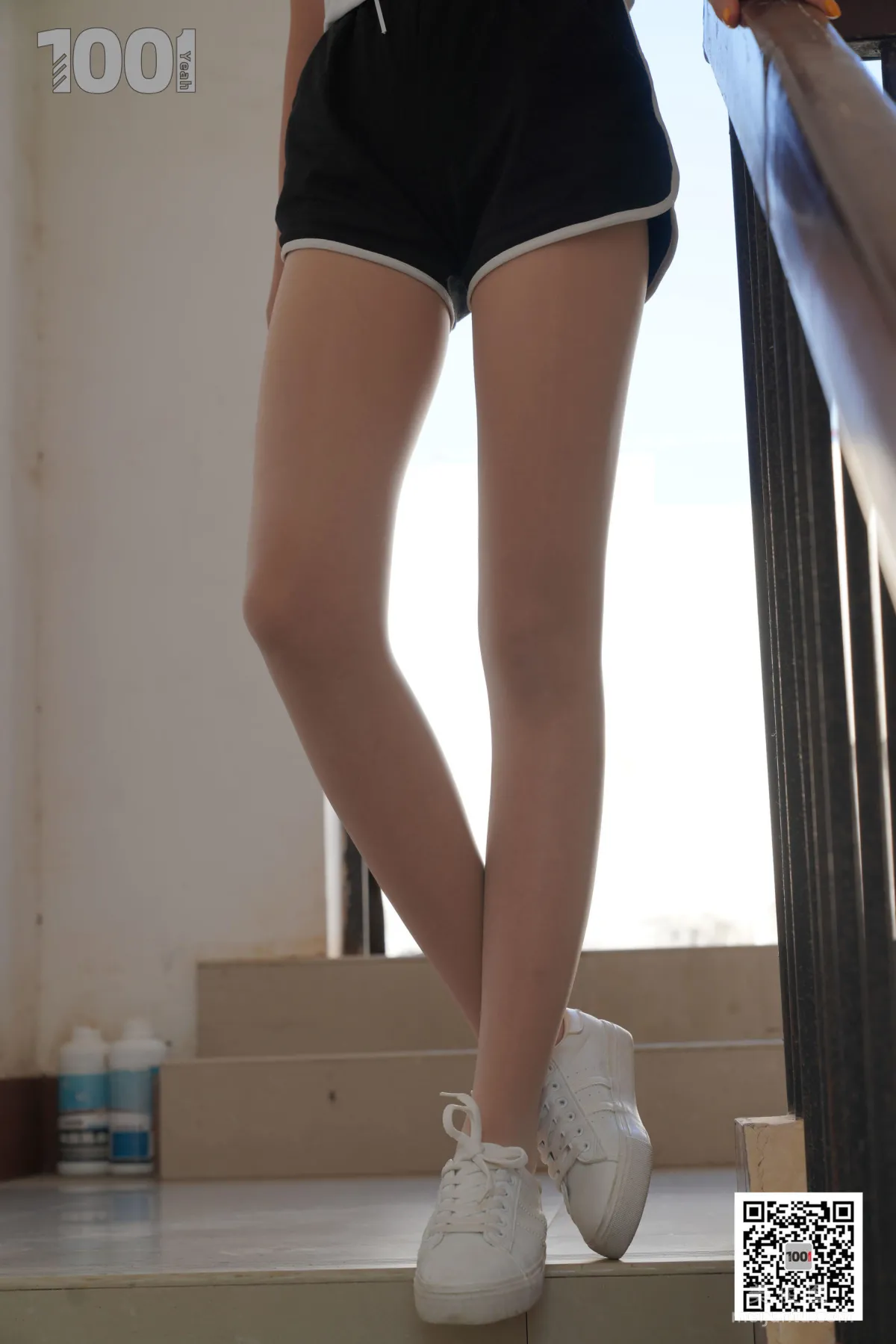 [One Thousand and One Nights] Model Xi Gua, Embracing the Sunlight 4, Nude Stockings Beautiful Legs Photo Set photo 18