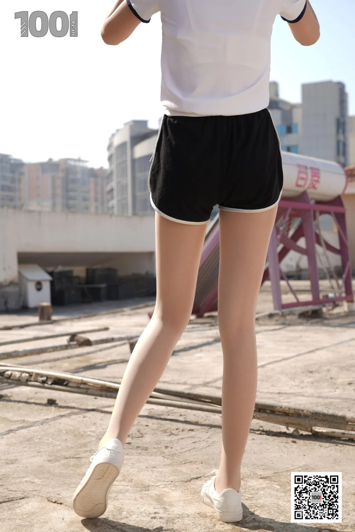 [One Thousand and One Nights] Model Xi Gua, Embracing the Sunlight 4, Nude Stockings Beautiful Legs Photo Set photo 82