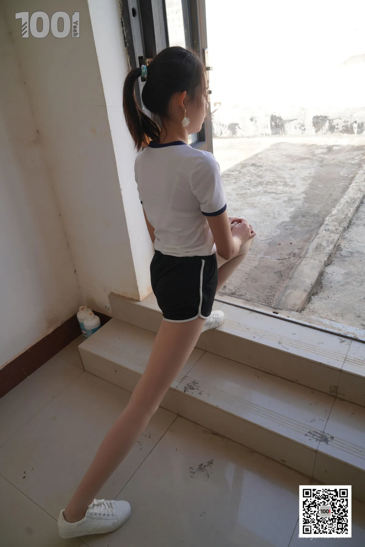 [One Thousand and One Nights] Model Xi Gua, Embracing the Sunlight 4, Nude Stockings Beautiful Legs Photo Set photo 36
