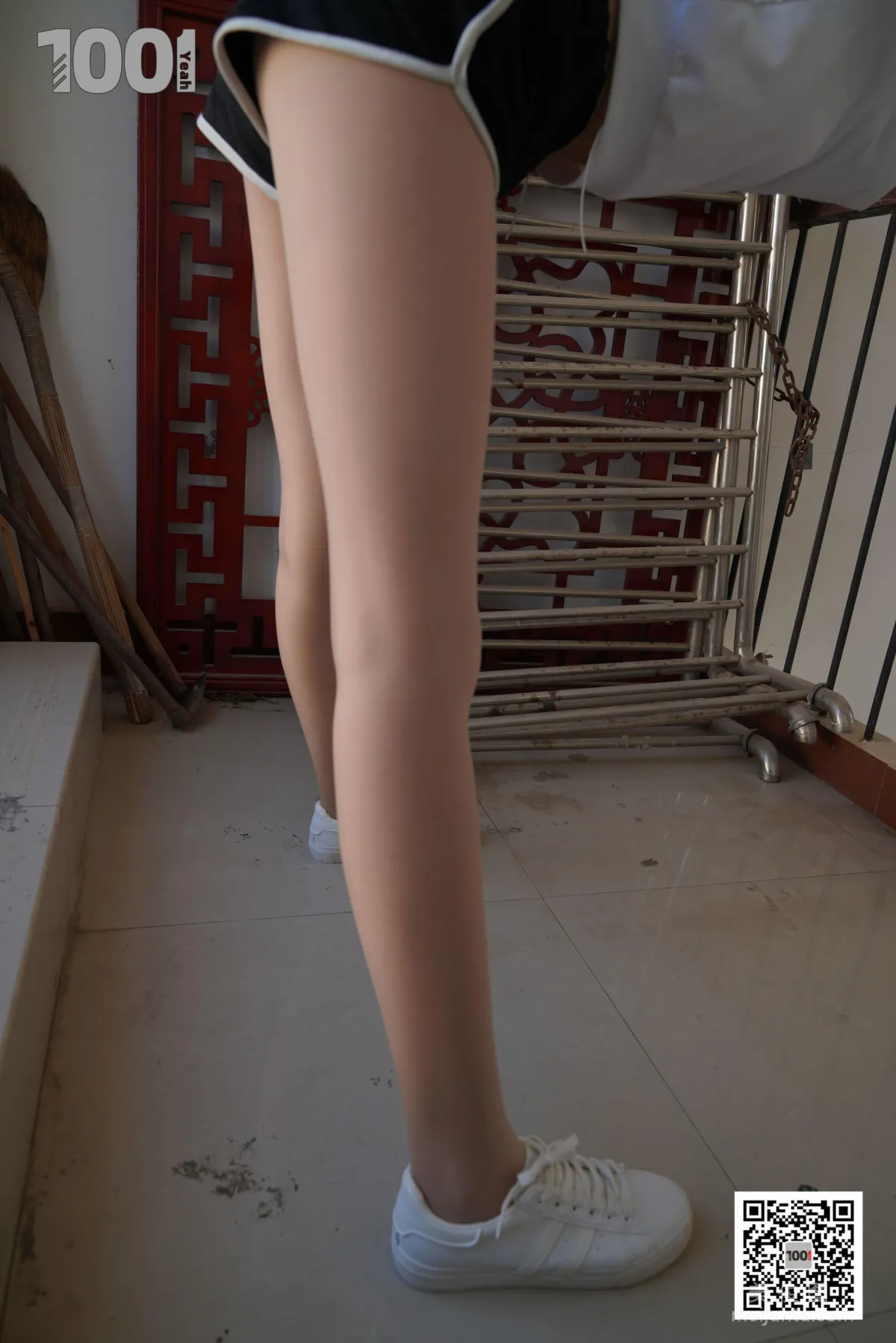 [One Thousand and One Nights] Model Xi Gua, Embracing the Sunlight 4, Nude Stockings Beautiful Legs Photo Set photo 60