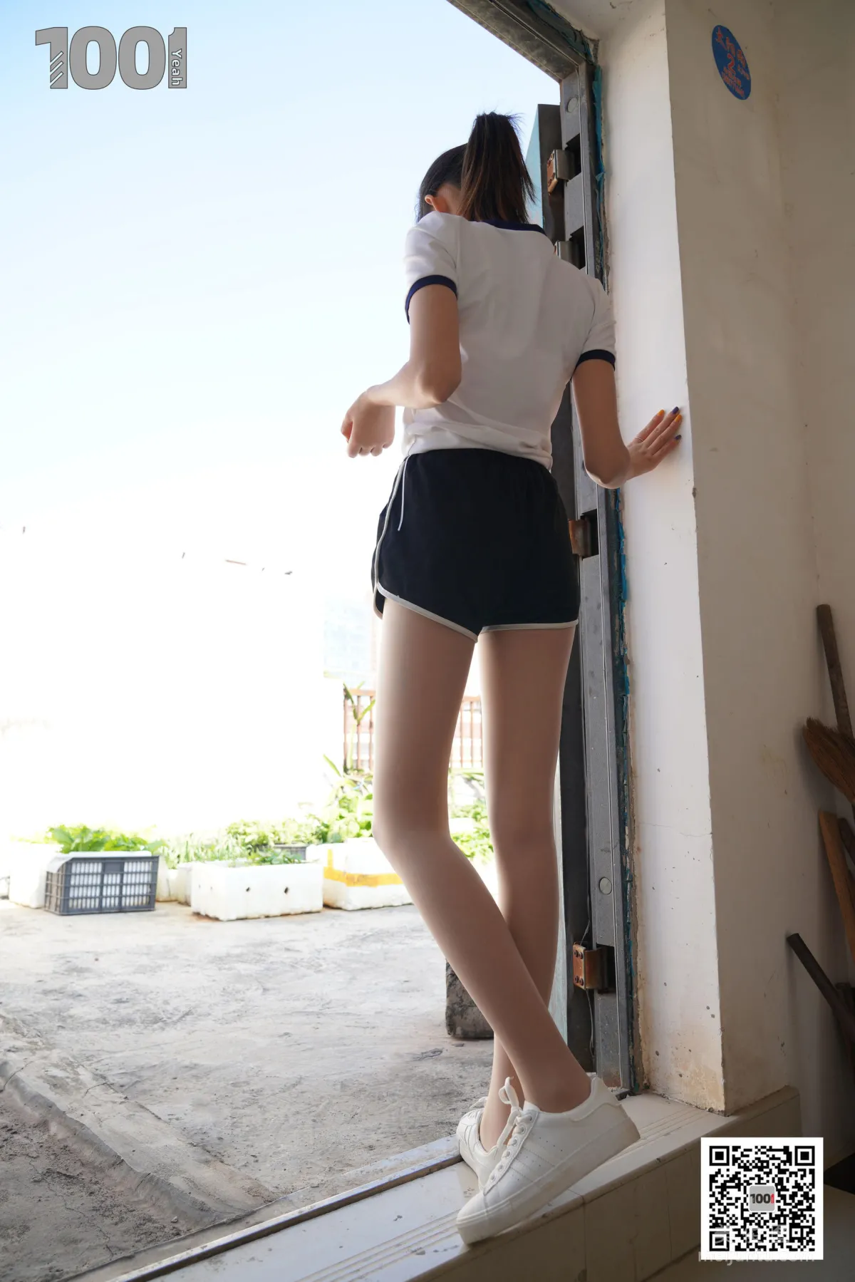 [One Thousand and One Nights] Model Xi Gua, Embracing the Sunlight 3, Sheer Stockings and Beautiful Feet Photo Set photo 18